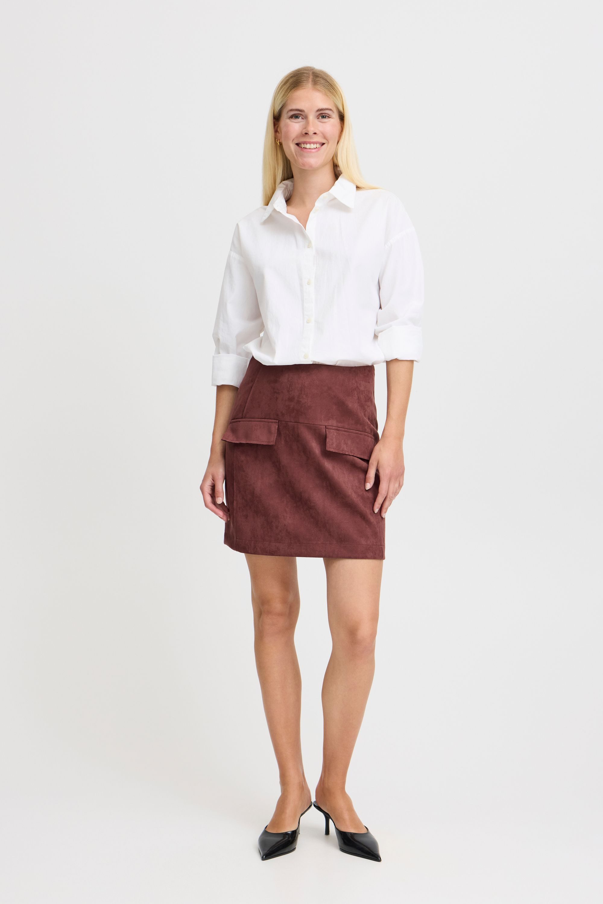 b.young Jerseyrock BYTOMIRA SHORT SKIRT - JERSEY