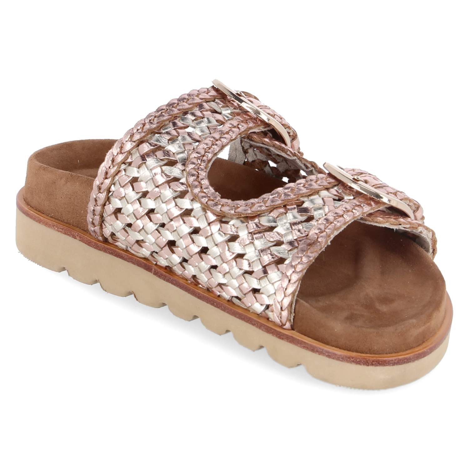 Palado Palado Flache Pantoletten 6RS0060702 7300 Damen Glattleder copper Pantolette – Bild 5 von 5