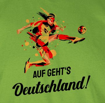 Shirtracer T-Shirt Auf gehts Deutschland Germany 2024 Fussball EM Fanartikel