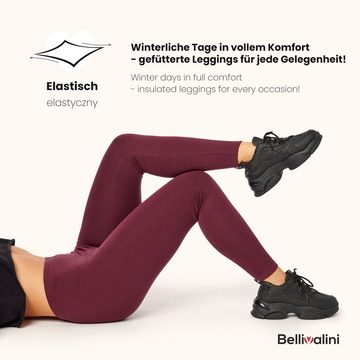 Bellivalini Leggings Damen Thermohose Lang BLV50-320 (1-tlg) Weich, Gefüttert