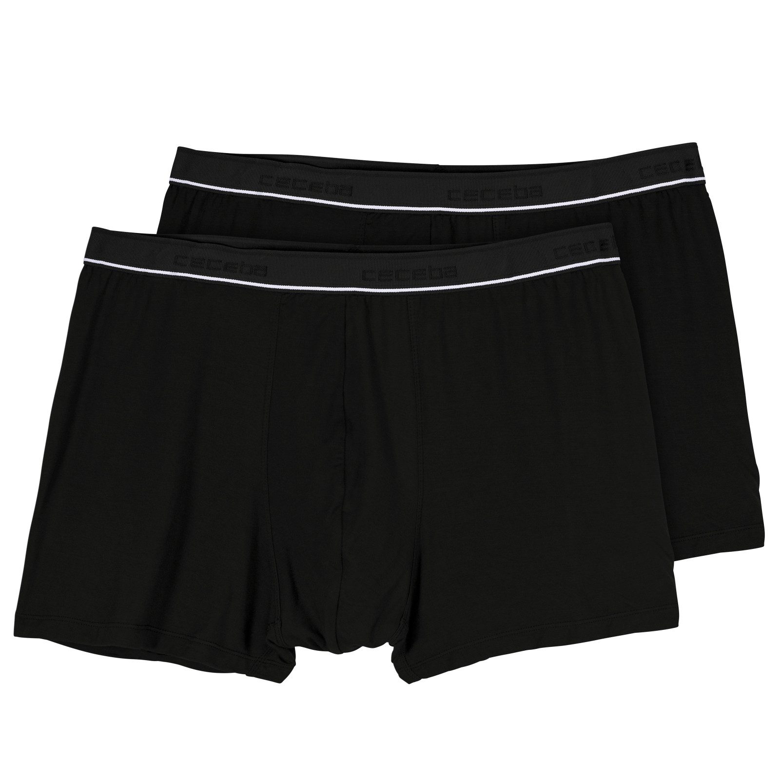 Boxershorts Ceceba Bambus Pants 2er-Pack Übergröße schwarz