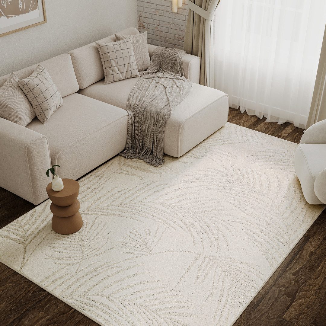 Tapiso Designteppich TERRA, Höhe: 11 mm, Pflegeleichter Kurzflorteppich mit moderner Struktur