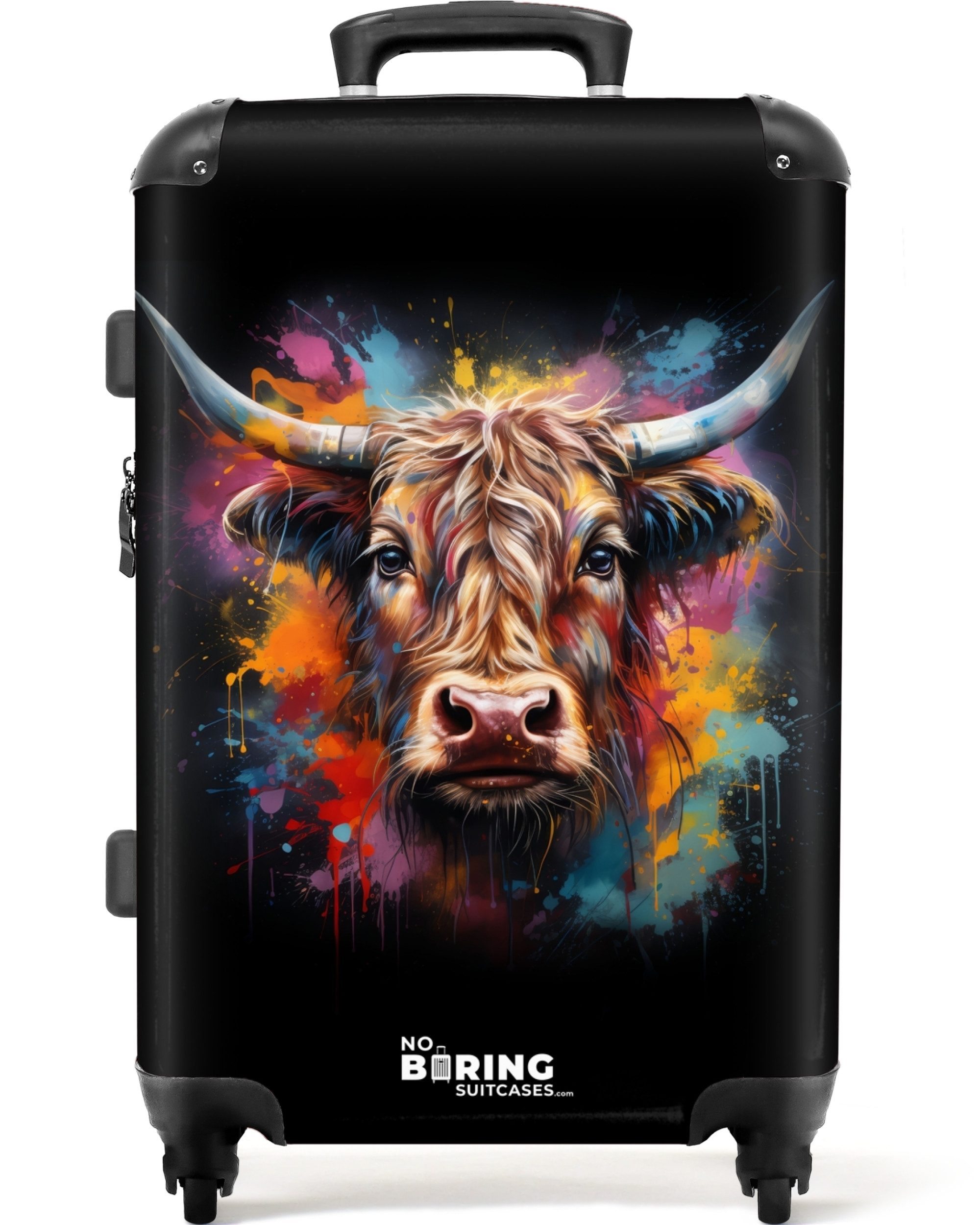 NoBoringSuitcases.com© Hartschalen-Trolley Schottische Highlander als Graff günstig online kaufen