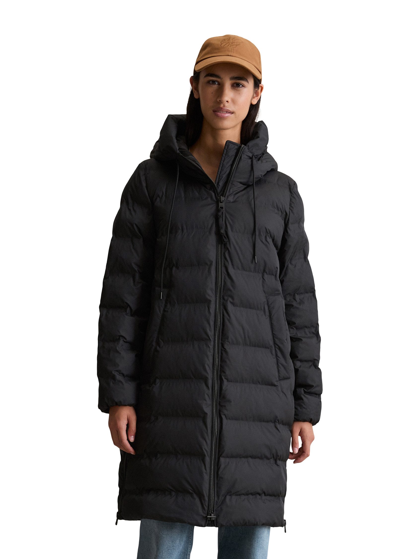 Marc O'Polo DENIM Steppmantel mit Reißverschlüssen an der Seite günstig online kaufen