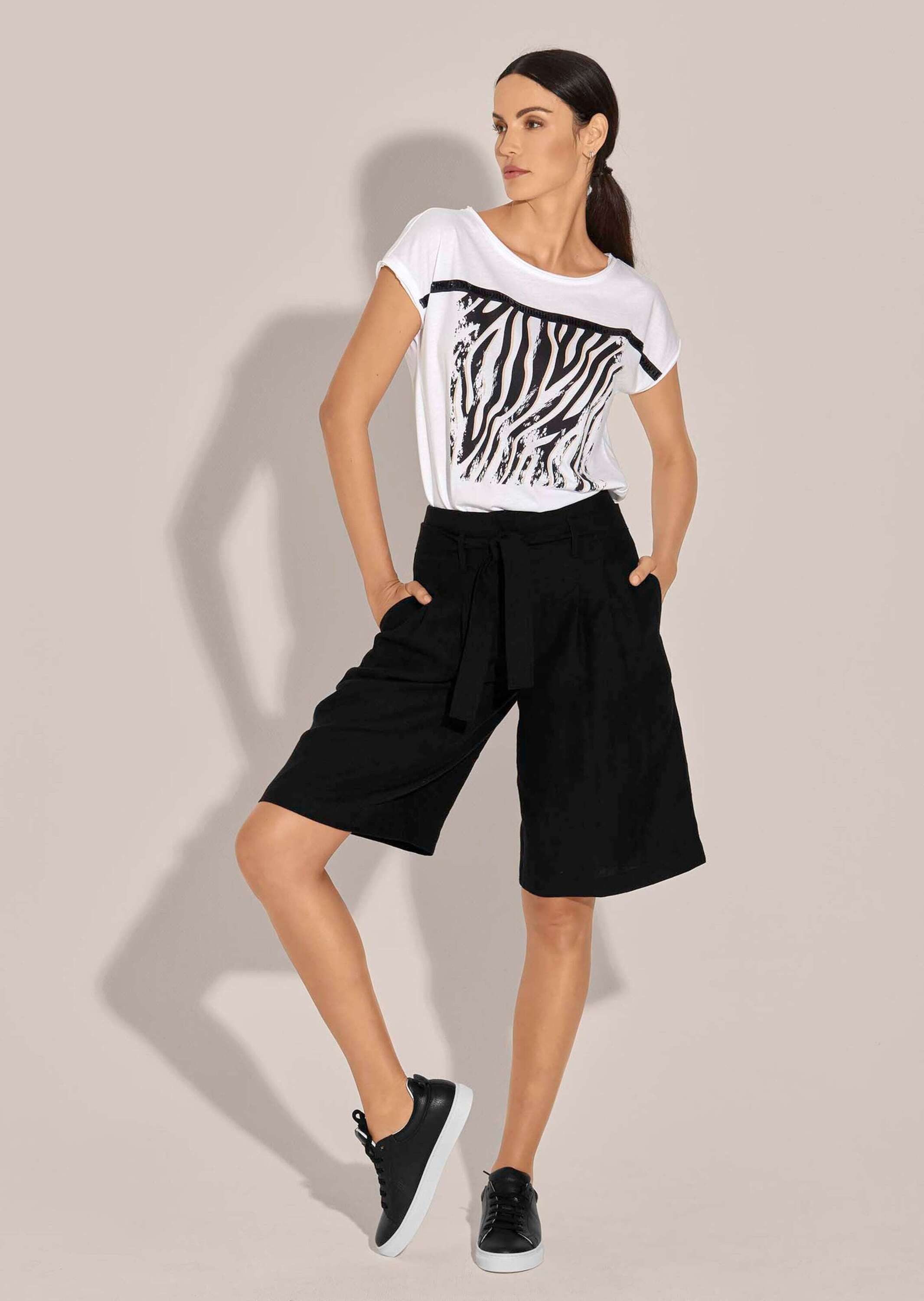 MADELEINE Shorts Highwaist-Bermudas aus Leinen günstig online kaufen