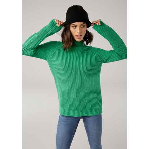 Laura Scott Strickpullover mit Stehkragen