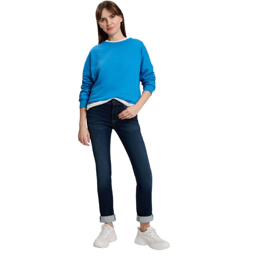 CROSS JEANS® Slim-fit-Jeans Anya P489-263 Deep Blue Sweat Denim
