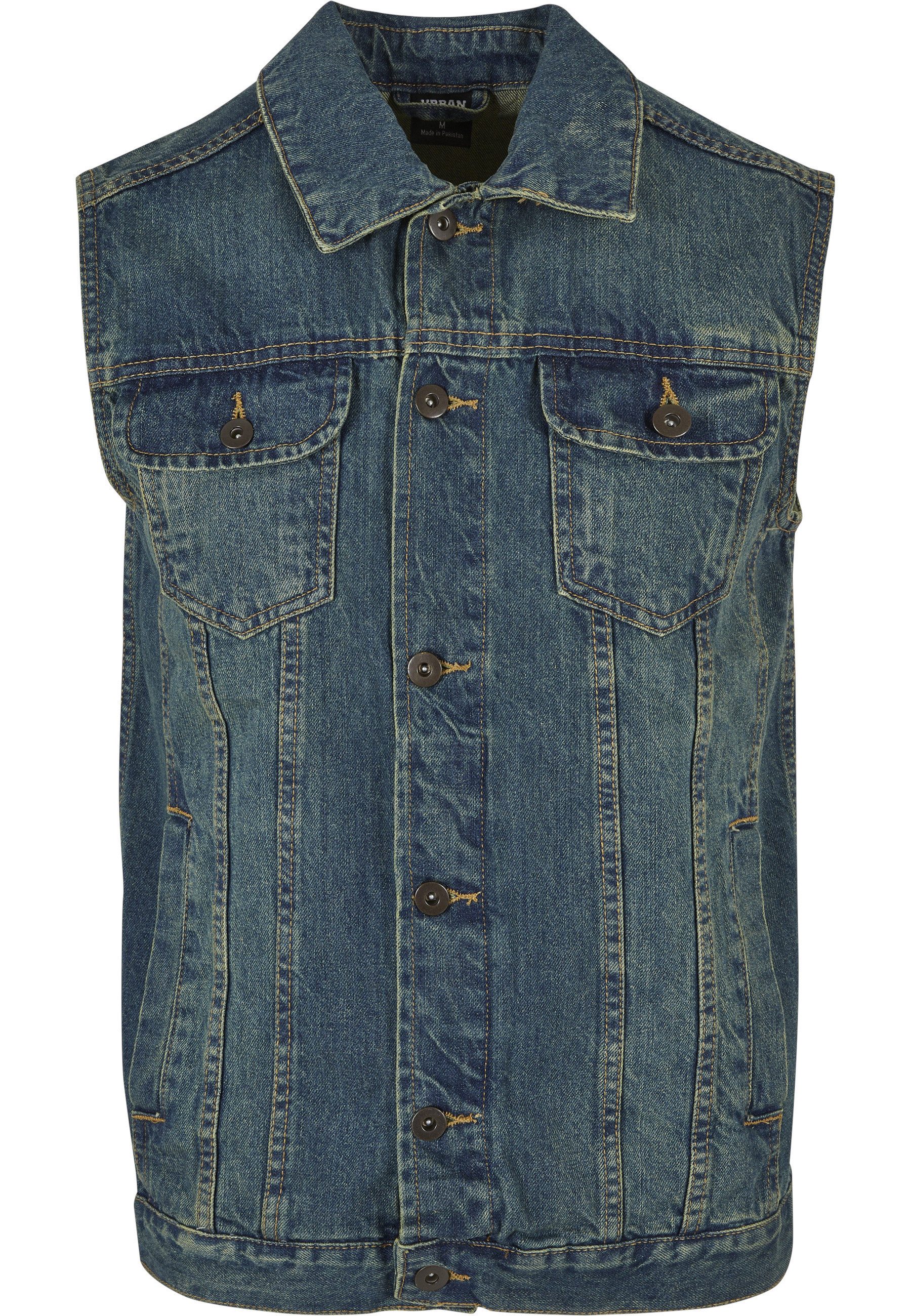 Jerseyweste Urban Classics Herren Denim Vest