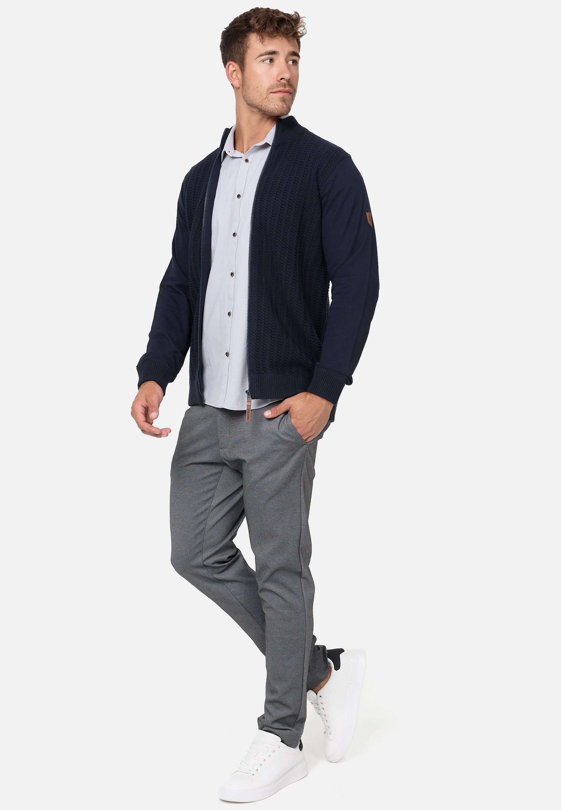 Indicode Strickjacke Herren INCason Herrenstrickjacke