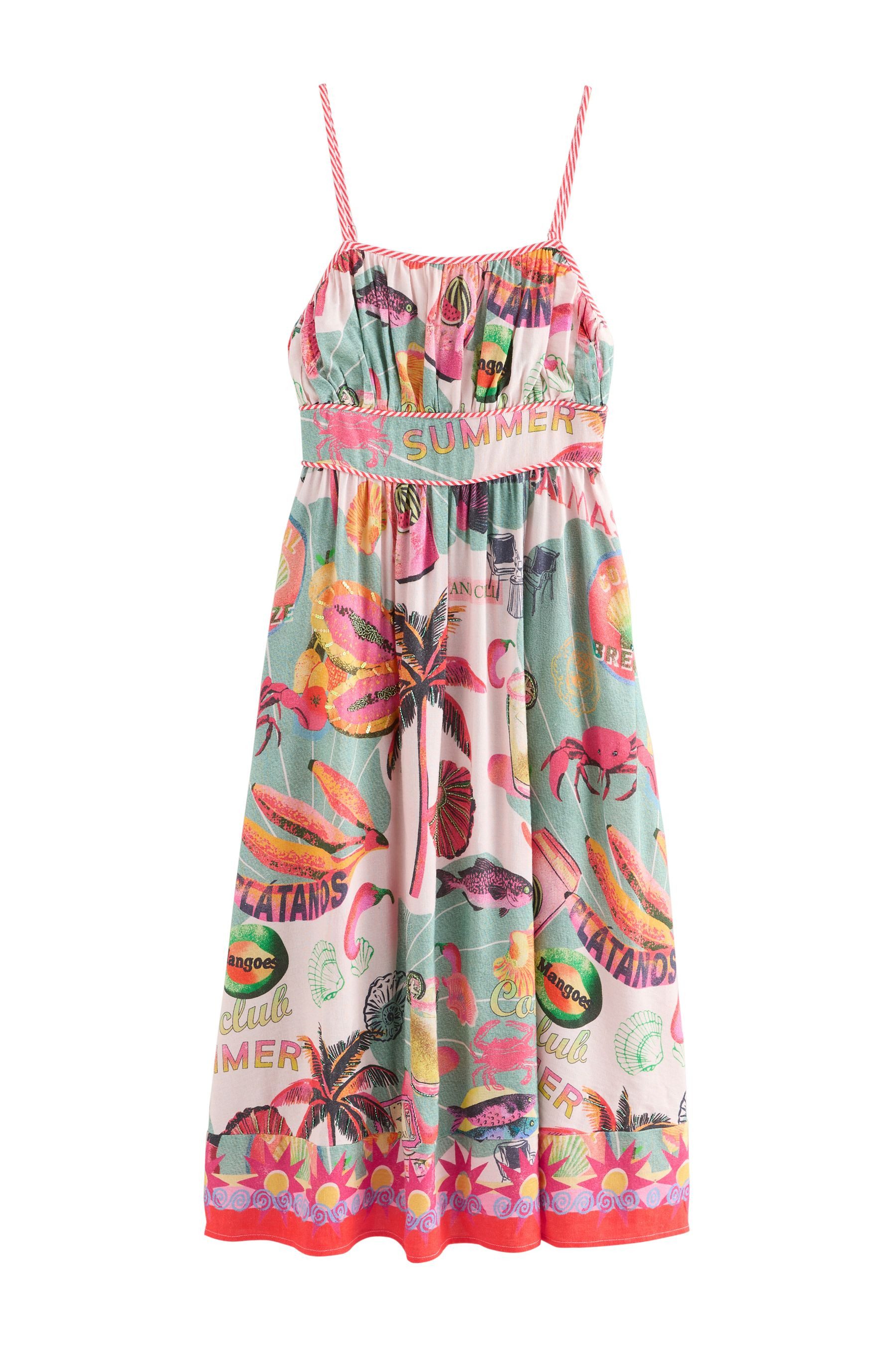 Midikleid Verziertes Midi-Kleid