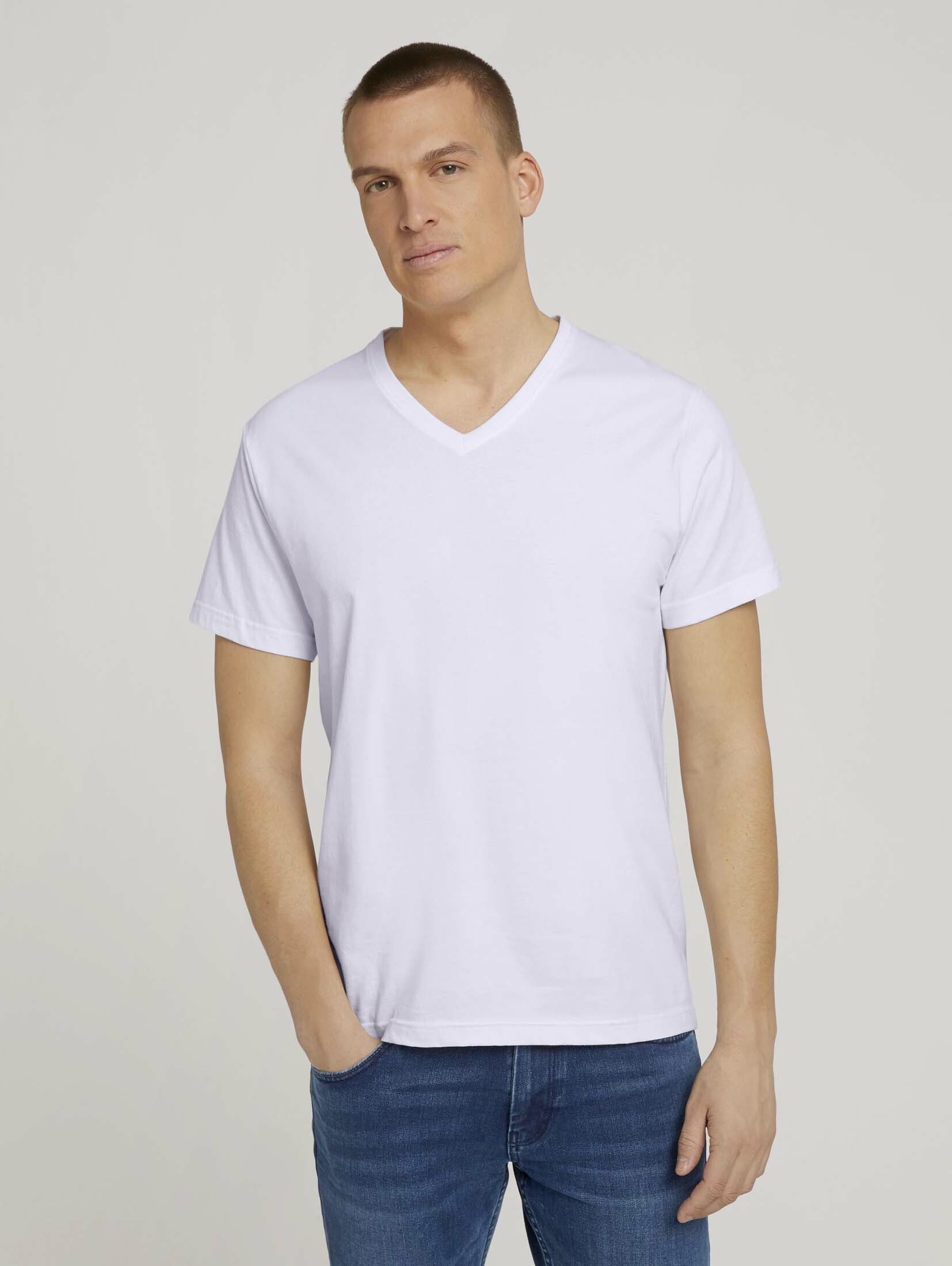 TOM TAILOR Pyjamaoberteil »Basic T-Shirts im Doppelpack« online kaufen |  OTTO