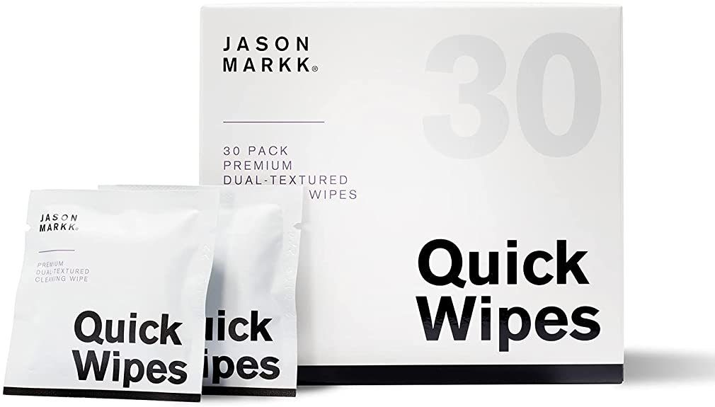 Jason Markk Quick Wipes 30er Box - Feuchte Reinigungstücher speziell für Sneaker Schuhputztuch (30-tlg)