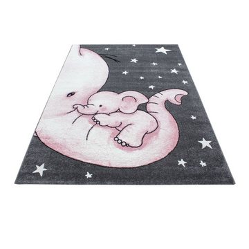 Kinderteppich Kinder Teppich Kikki Pink, Teppich Boss, Läufer, Höhe: 11 mm