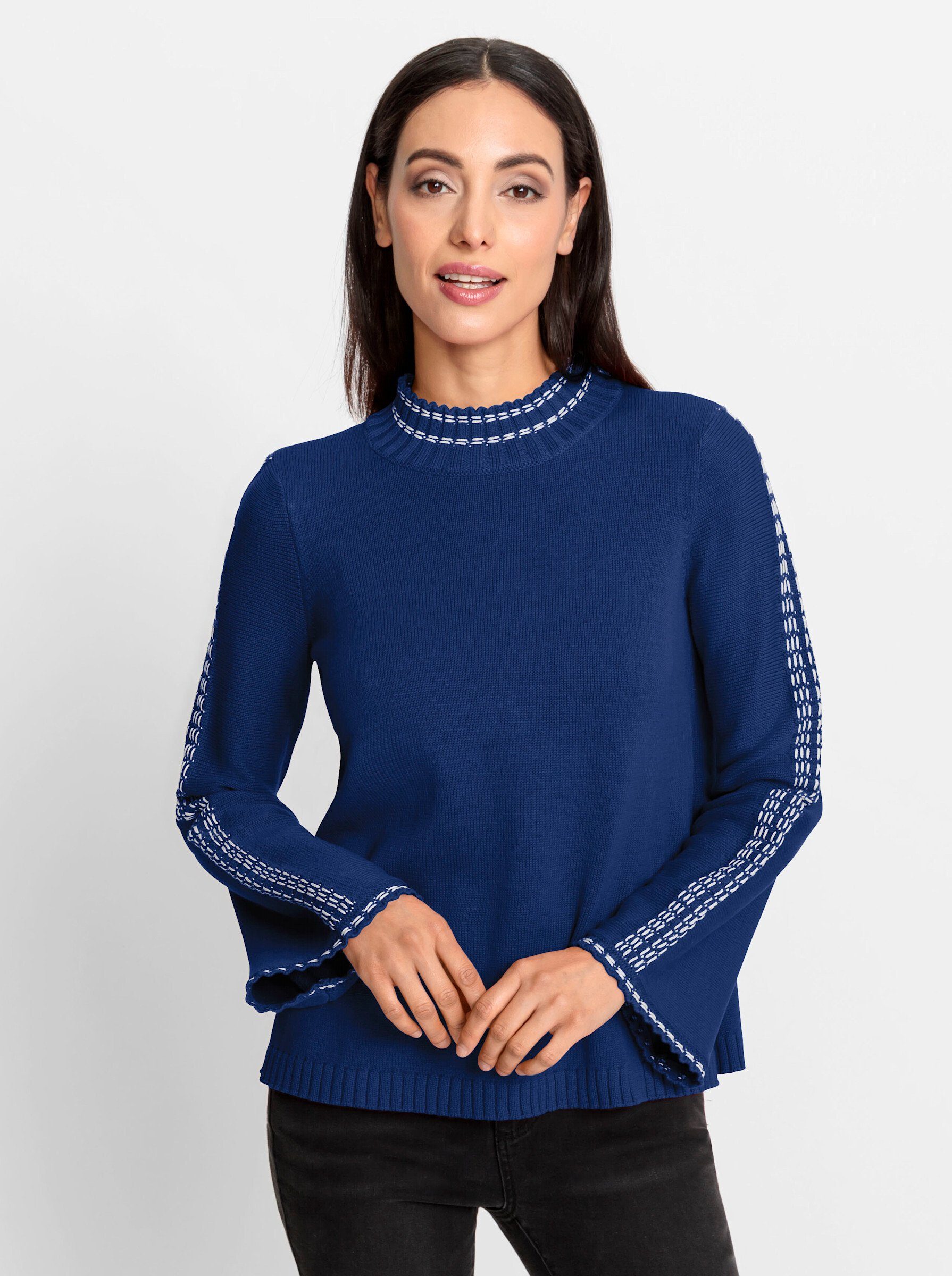 heine Strickpullover Stehkragenpullover . günstig online kaufen
