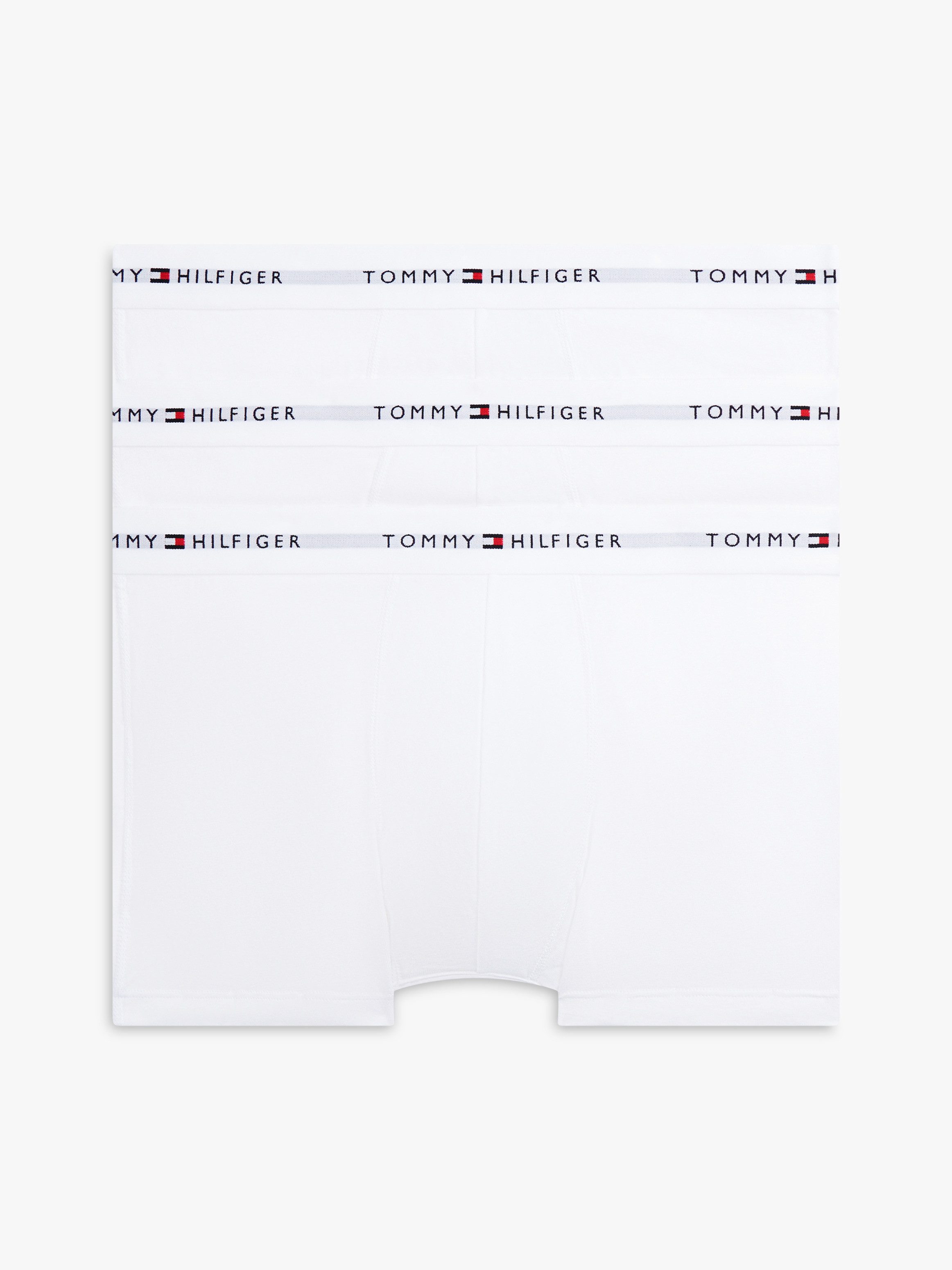 Tommy Hilfiger Underwear Trunk TRUNK 3 PACK (3-St) mit kontrastfarbenem Logobund