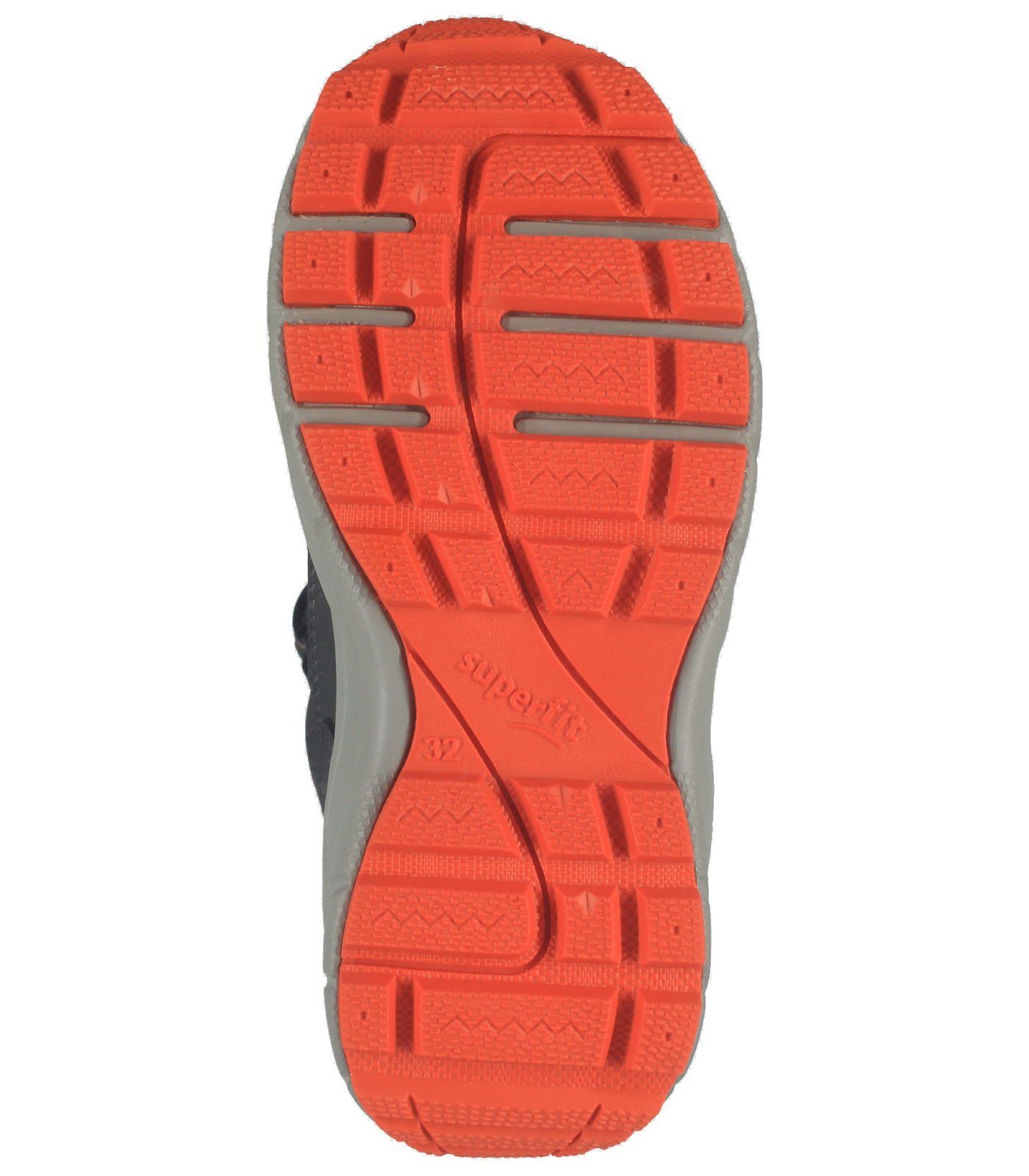 Superfit Stiefel Stiefel Orange Grau Lederimitat/Textil