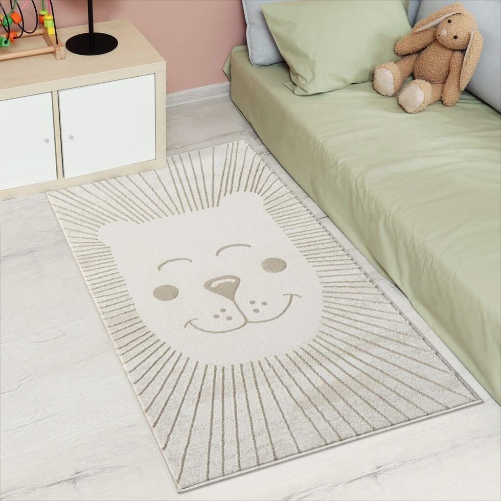 Carpet City Kinderteppich MARA714, rechteckig, Höhe: 11 mm, Kinderzimmer, Kurzflor,robust,Tiere, Spielzimmer