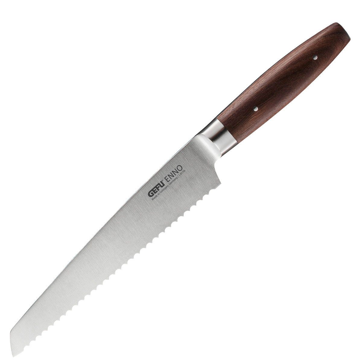 GEFU Brotmesser ENNO, präzise Wellenschliffklinge