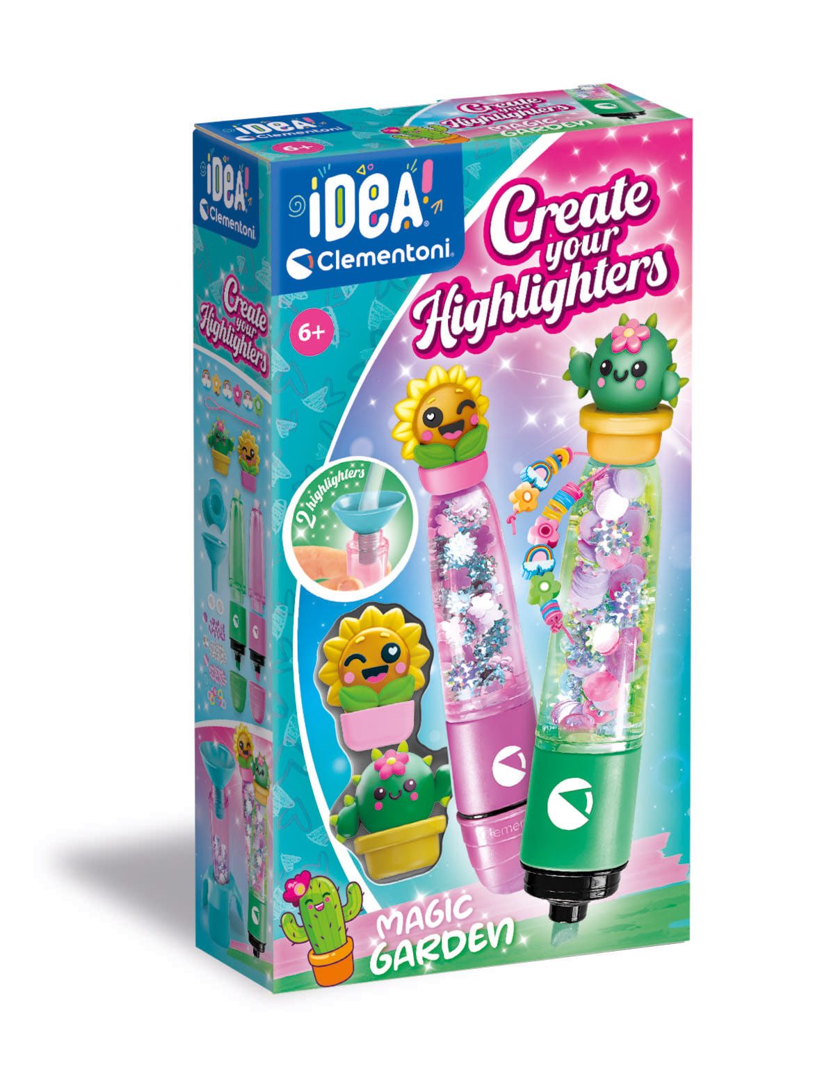 Clementoni® Kreativset Idea, Deine Textmarker-Kreationen - Garten