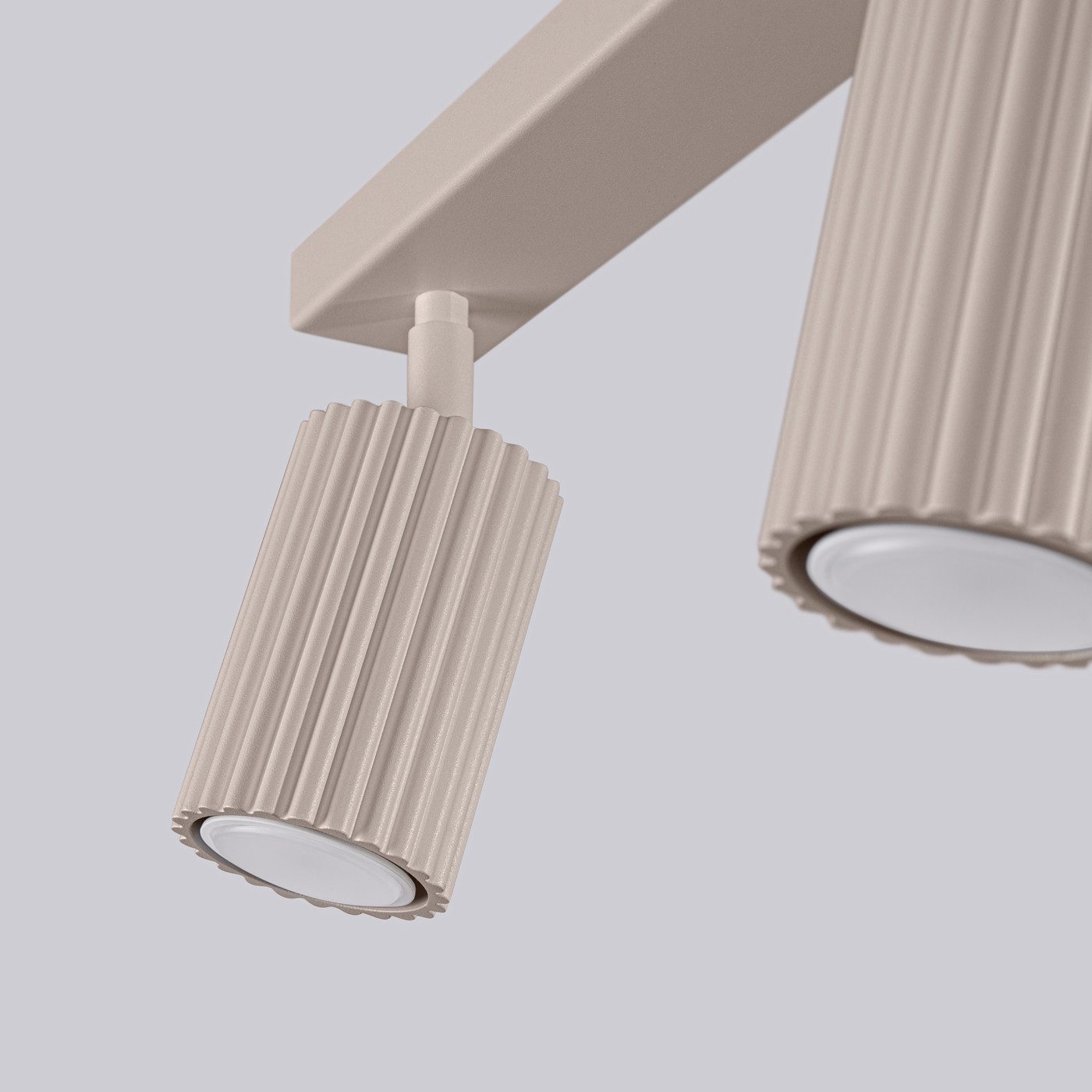 SOLLUX lighting Deckenleuchte Plafond Karbon 3L Taupe, Nicht enthalten – Bild 4 von 5