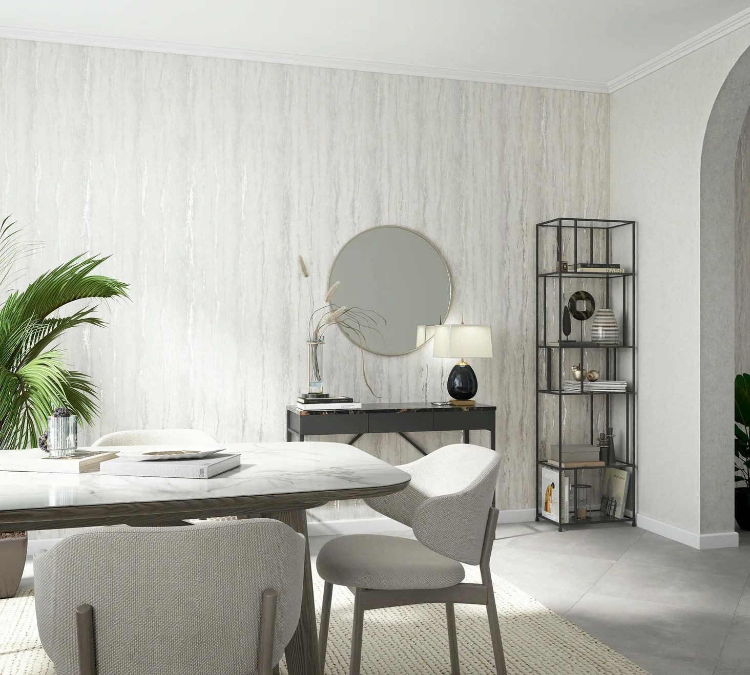 Marburg Vliestapete Tapete Urban Stone, geprägt, urban, moderne Vliestapete für Wohnzimmer Schlafzimmer Küche – Bild 3 von 3