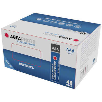 AgfaPhoto AgfaPhoto Power LR03 Micro (AAA)-Batterie Alkali-Mangan 1.5 V 48 St. Batterie
