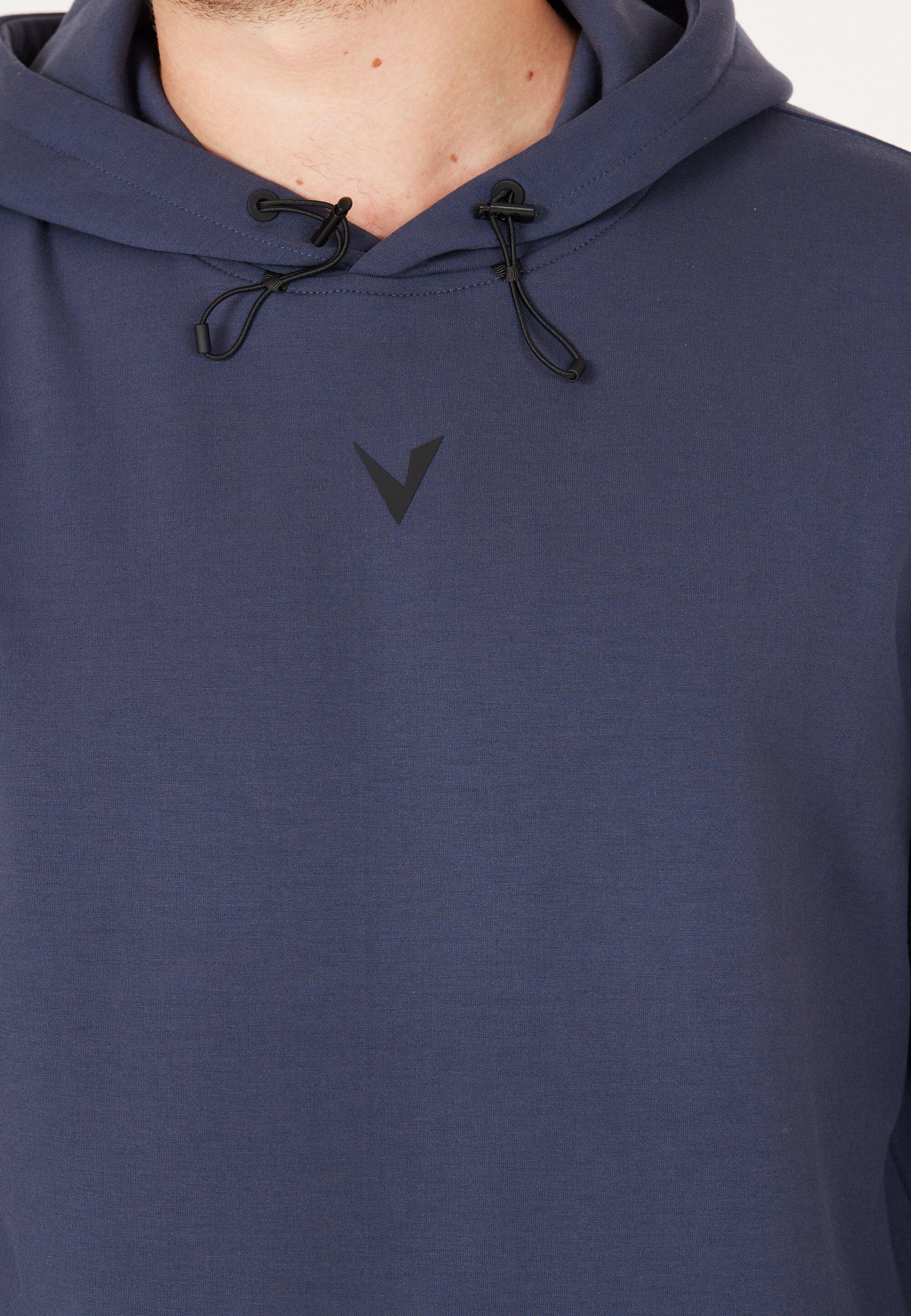 Virtus Sweatshirt Taro mit kuscheliger, einstellbarer dunkelblau Kapuze