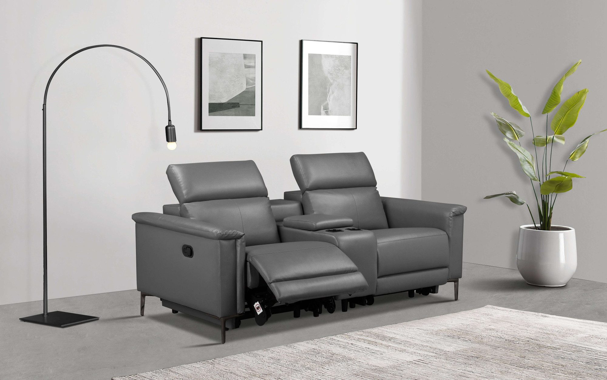 Home affaire 2-Sitzer Lund, 2er-Kinosofa, TV-Sessel, günstig online kaufen
