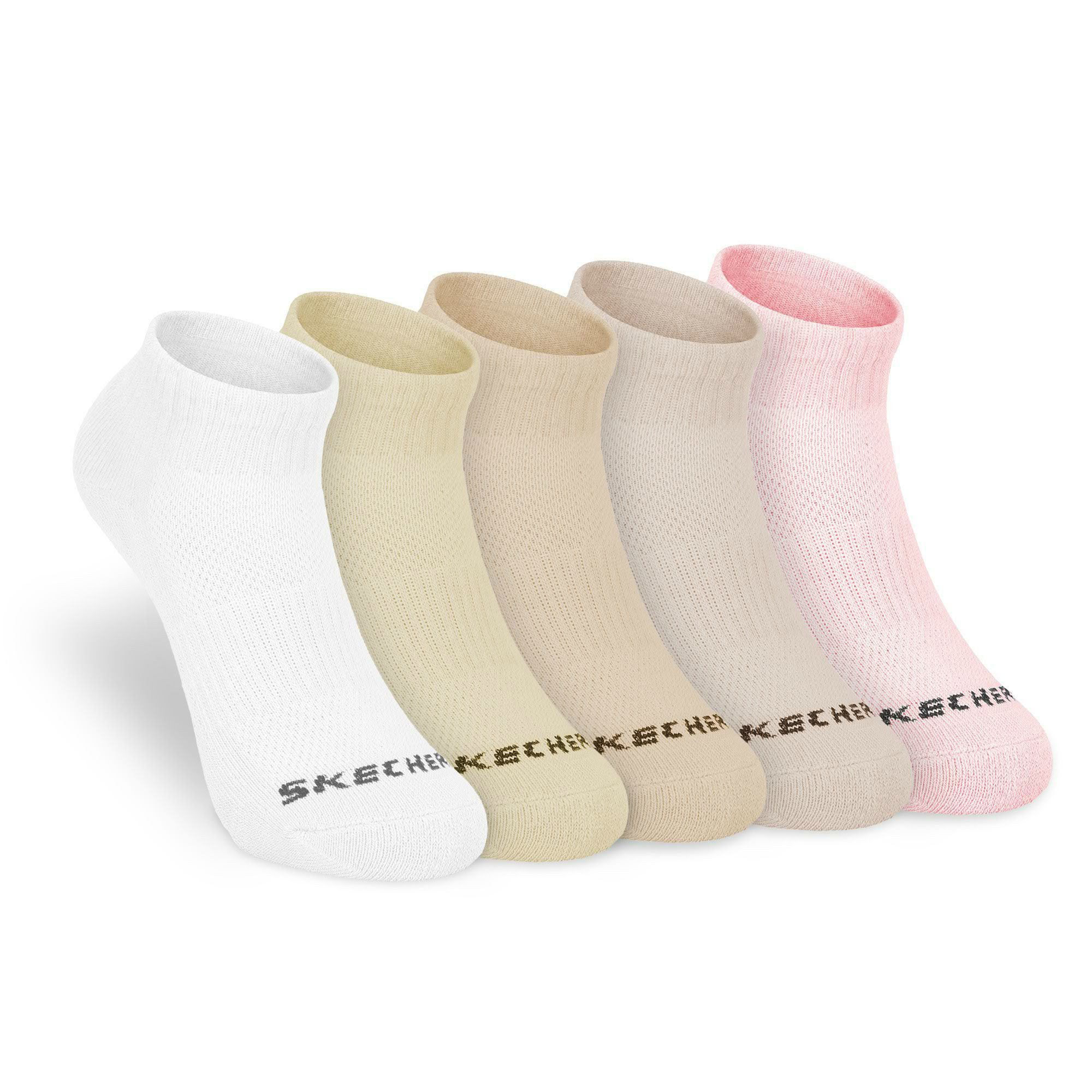Skechers Socken Damen Herren Multi Pack - Mesh Belüftungstechnologie (5er, 10er, 15er und 20er Pack) Robustes Material und bequemer Tragekomfort - Gepolstertes Fußbett
