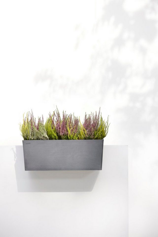 ECOPOTS Blumentopf HANGING BRUGES Grey, BxTxH: 20x20x21 cm