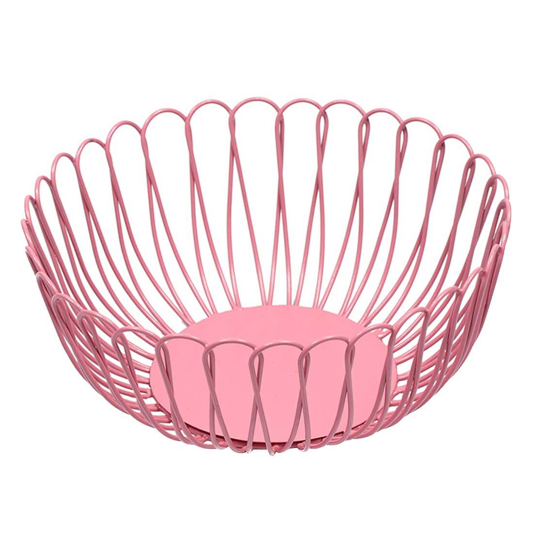 Marrakesch Orient & Mediterran Interior Dekotablett Skandinavisches Design Obstschale Obstkorb Aiske Rosa (1 St), Handarbeit