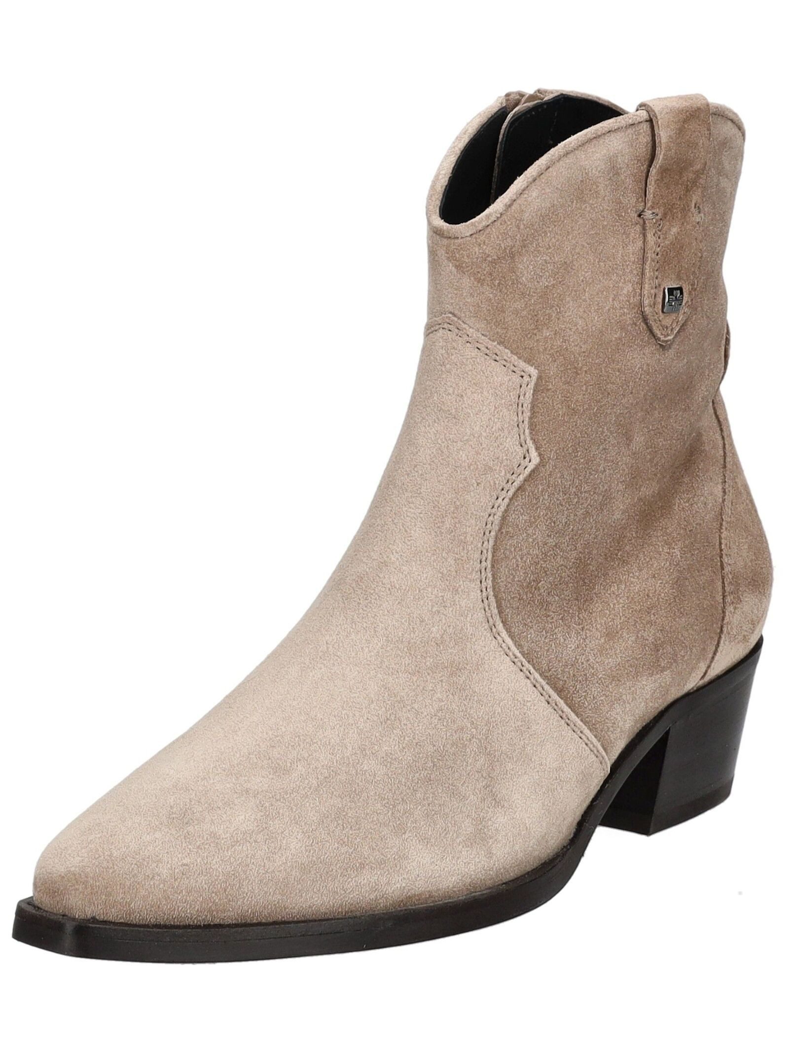 Stiefelette Veloursleder Cowboy Stiefelette