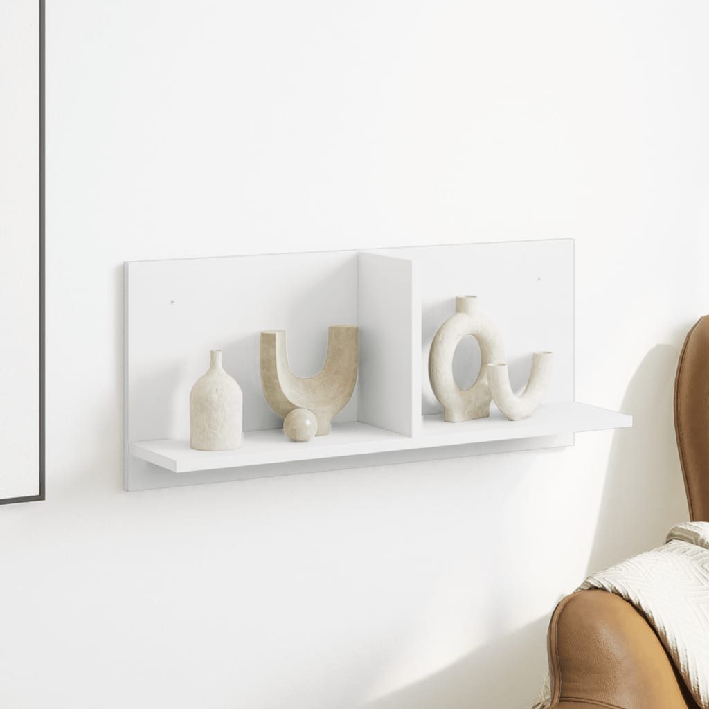 vidaXL Regal Wandschrank 70x16,5x30 cm Weiß günstig online kaufen
