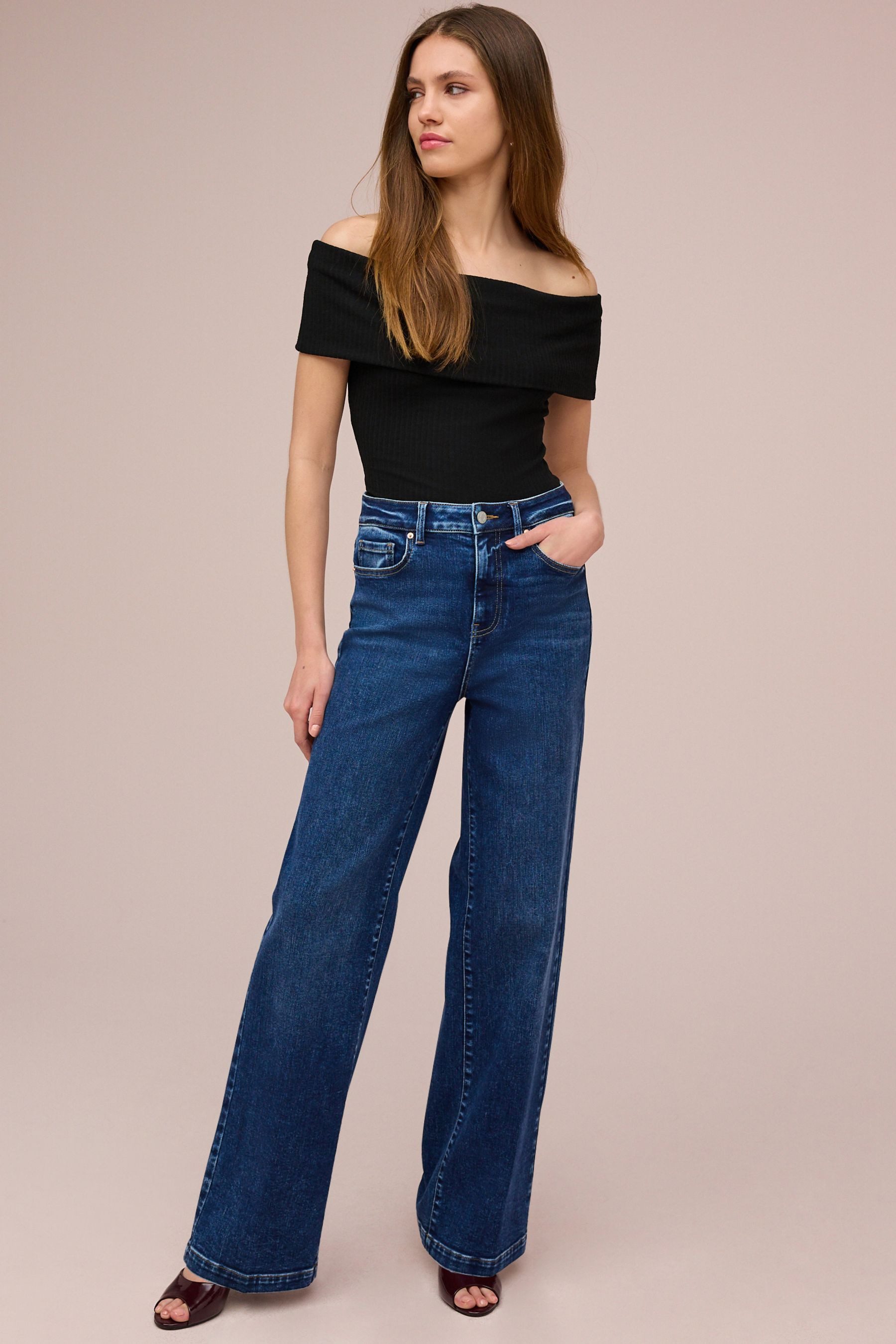 Next Weite Jeans Weit geschnittene Jeans (1-tlg)