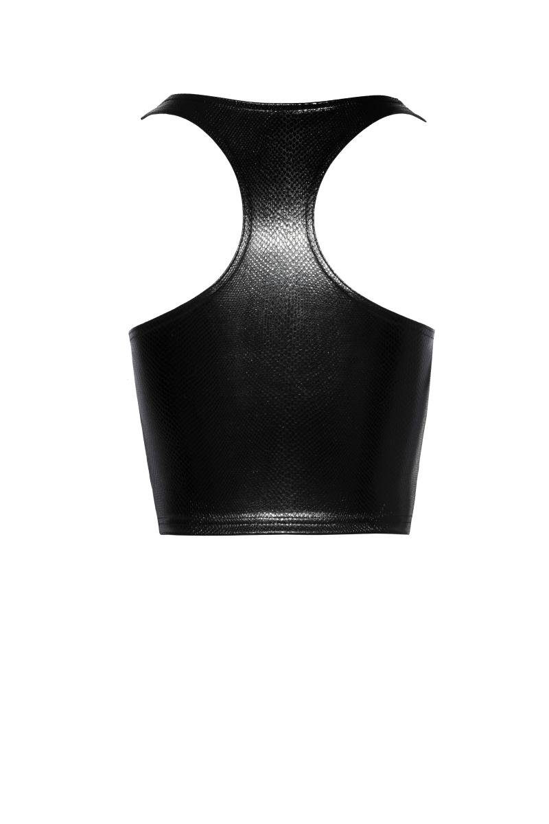 Noir Handmade Yogatop Top in schwarz - 2XL