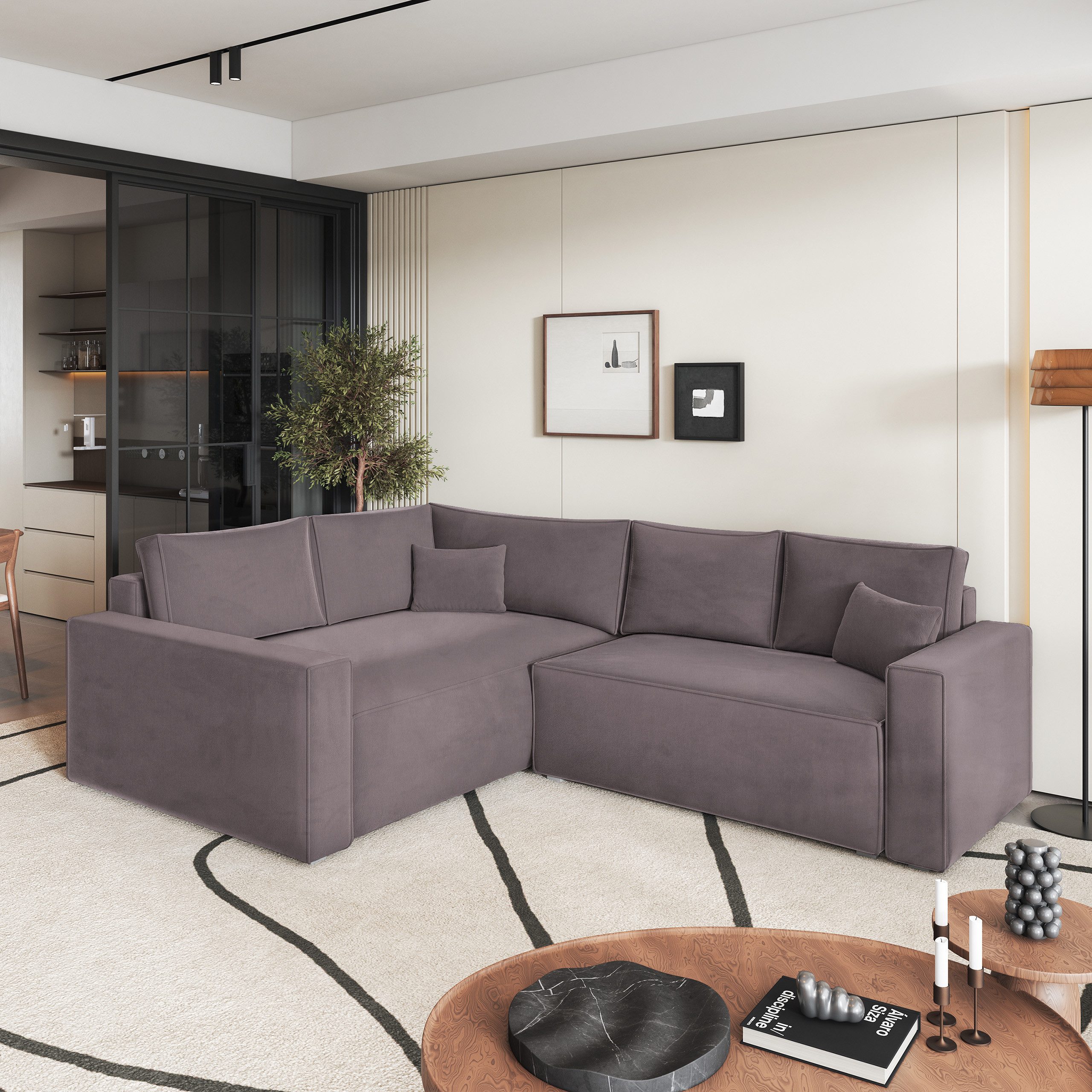 Masseno Ecksofa ERONIS mit Schlaffunktion L-Form, günstig online kaufen