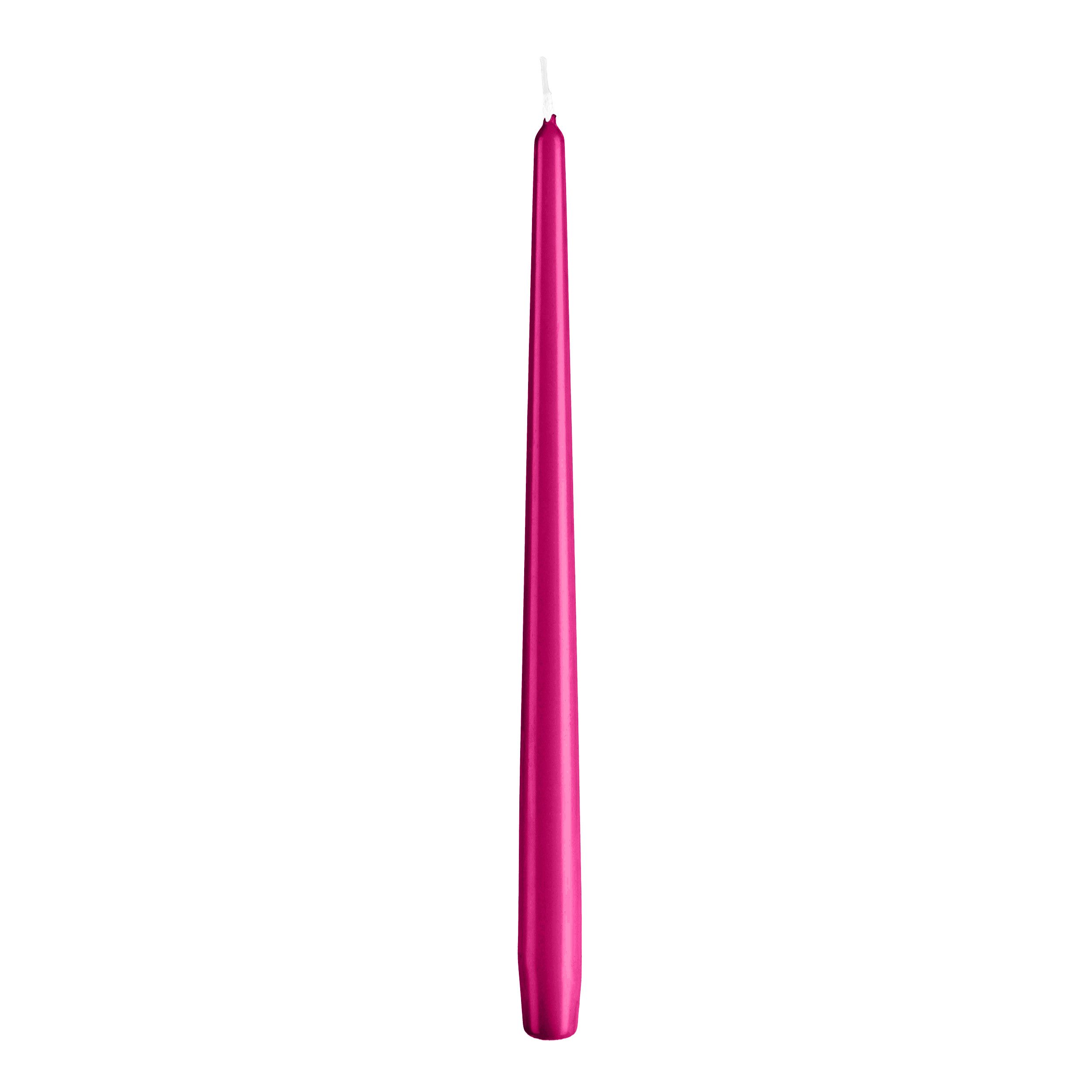 Kopschitz Kerzen Spitzkerze Spitzkerzen Fuchsia Pink 400 x Ø 23 mm, 10 Stück