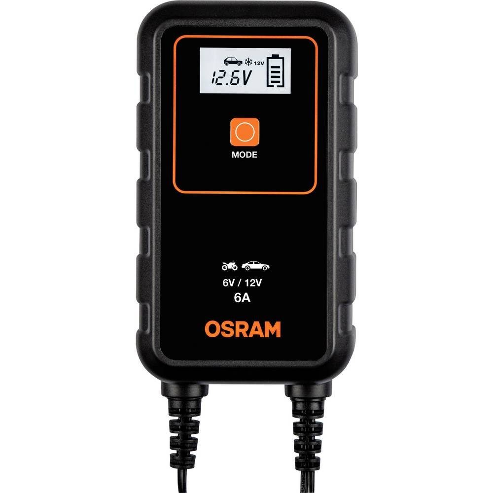 Osram Intelligentes 906 Auffrischen, Autobatterie-Ladegerät Regenerieren, (Akkutest, Ladegerät Batterieprüfung) BATTERYcharge