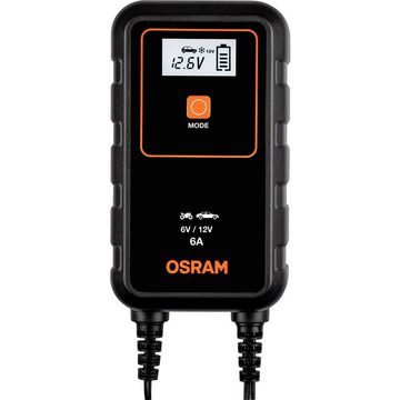 Osram Intelligentes Ladegerät BATTERYcharge 906 Autobatterie-Ladegerät (Akkutest, Auffrischen, Regenerieren, Batterieprüfung)