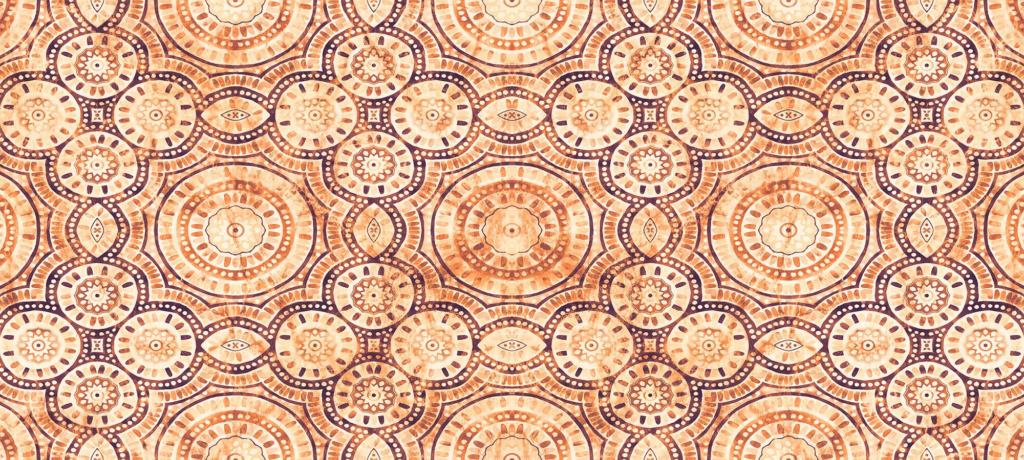 Architects Paper Fototapete Atelier 47 Watercolour Ornament 1, glatt, ornamental, (6 St), Vlies, Wand, Schräge, Decke