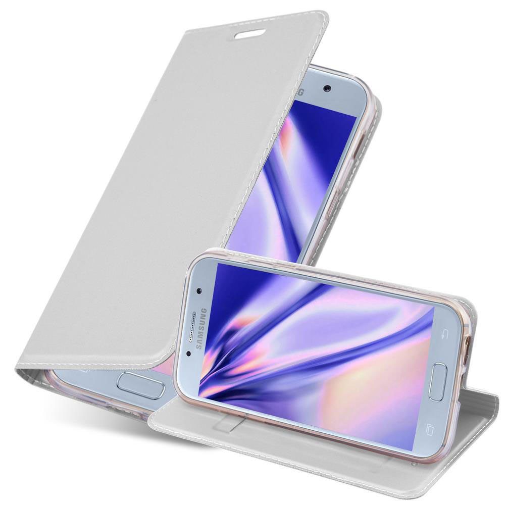 Cadorabo Handyhülle für Samsung Galaxy A5 2017 Hülle Samsung Galaxy A5 2017, Schutzhülle Hülle mit Standfunktion, Magnetverschluss und Kartenfach
