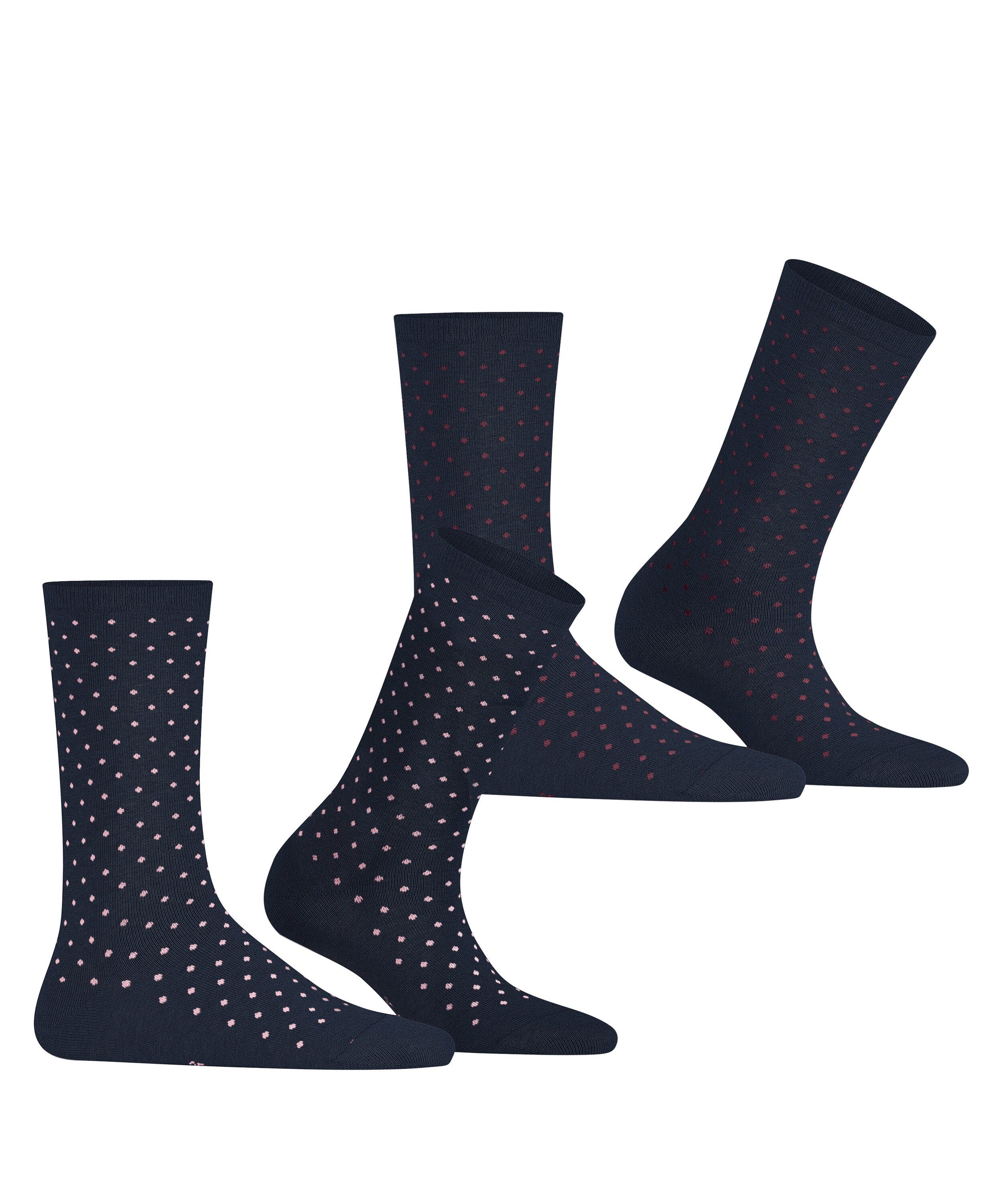 Esprit Socken Fine Dot 2-Pack Socken aus Biobaumwolle (2-Paar) aus Biobaumwolle