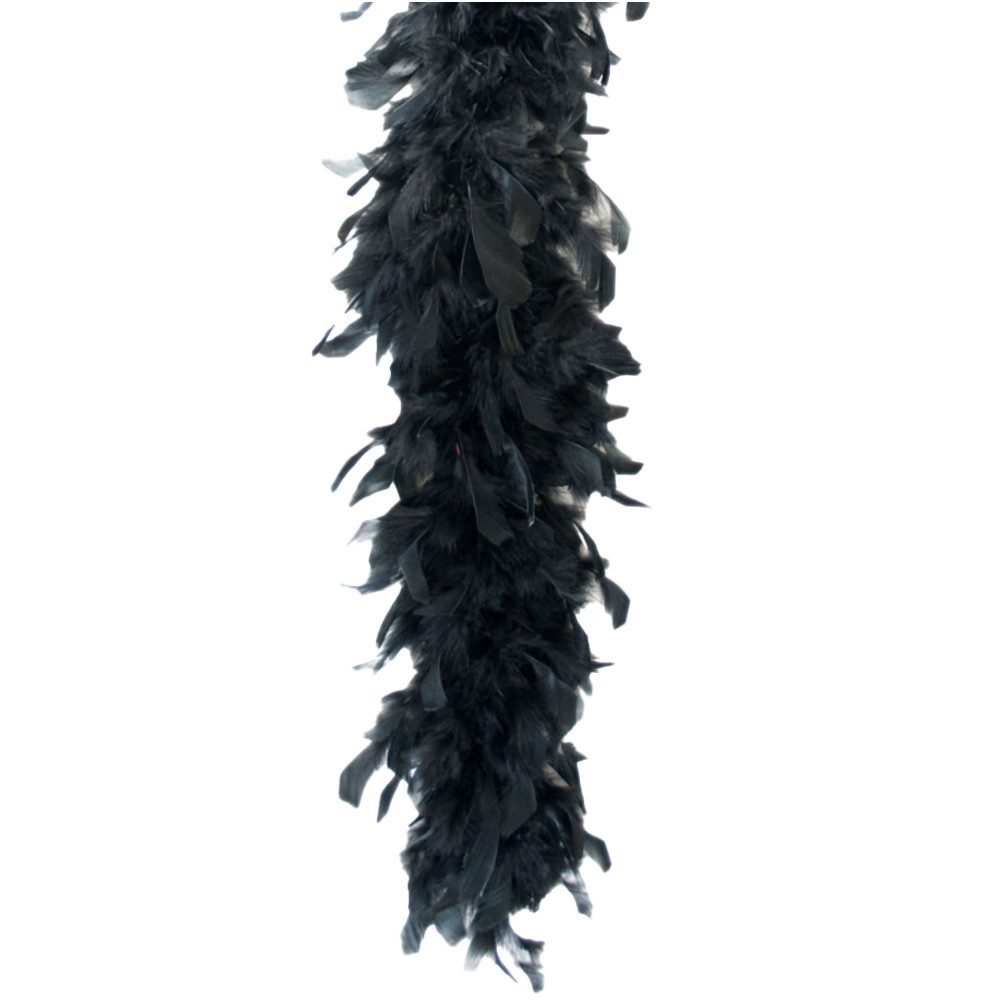 Fries Kostüm ries Federboa ca.180 cm – Weiß, Schwarz, Rot, Lila, Pink – Karneval, Federleicht & glamourös