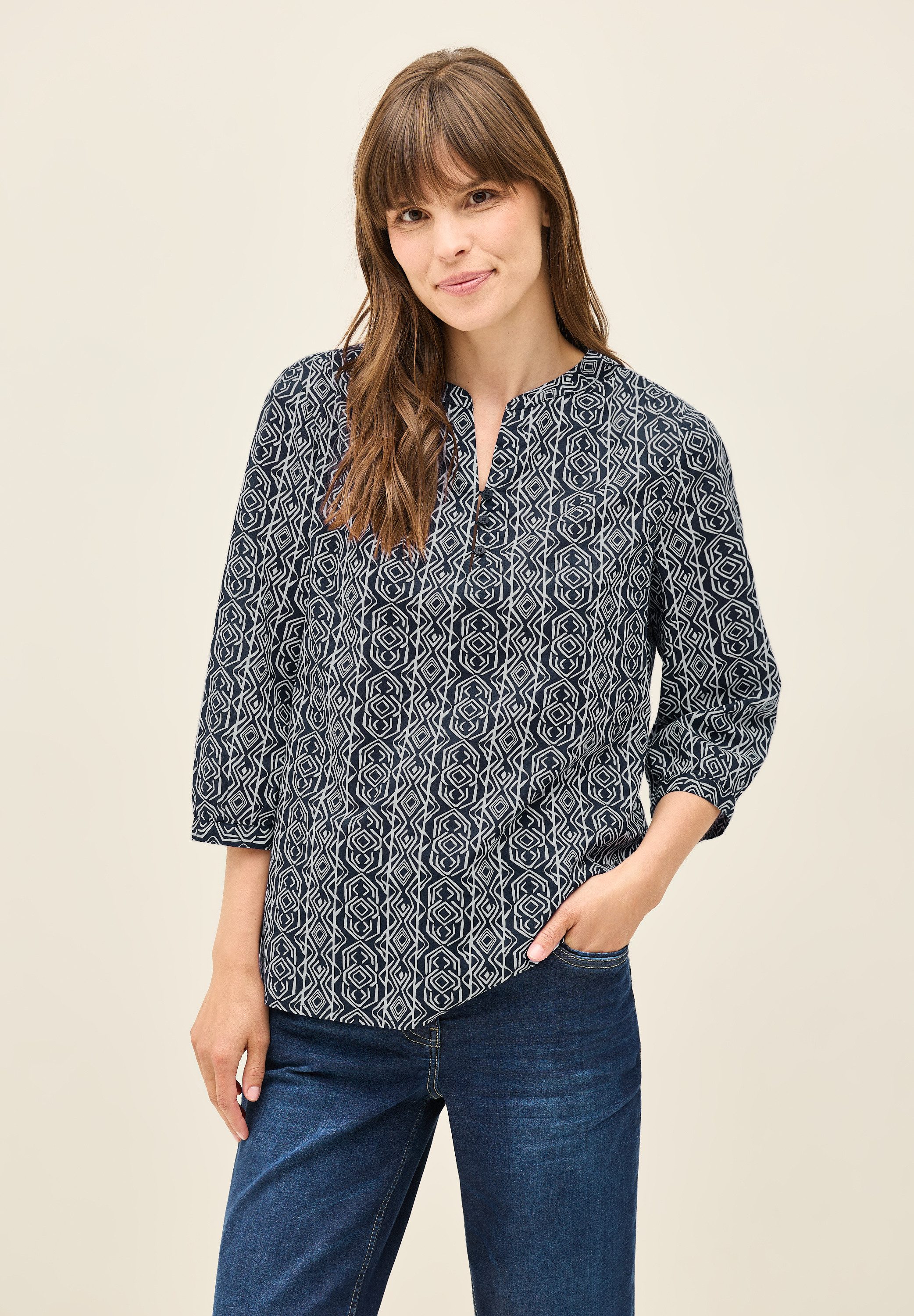 Cecil Shirtbluse, mit 3/4 Ärmeln günstig online kaufen