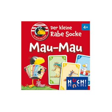 HUCH! Spiel, Familienspiel 881960 - Der kleine Rabe Socke - Mau Mau, 2-4 Spieler,..., Familienspiel