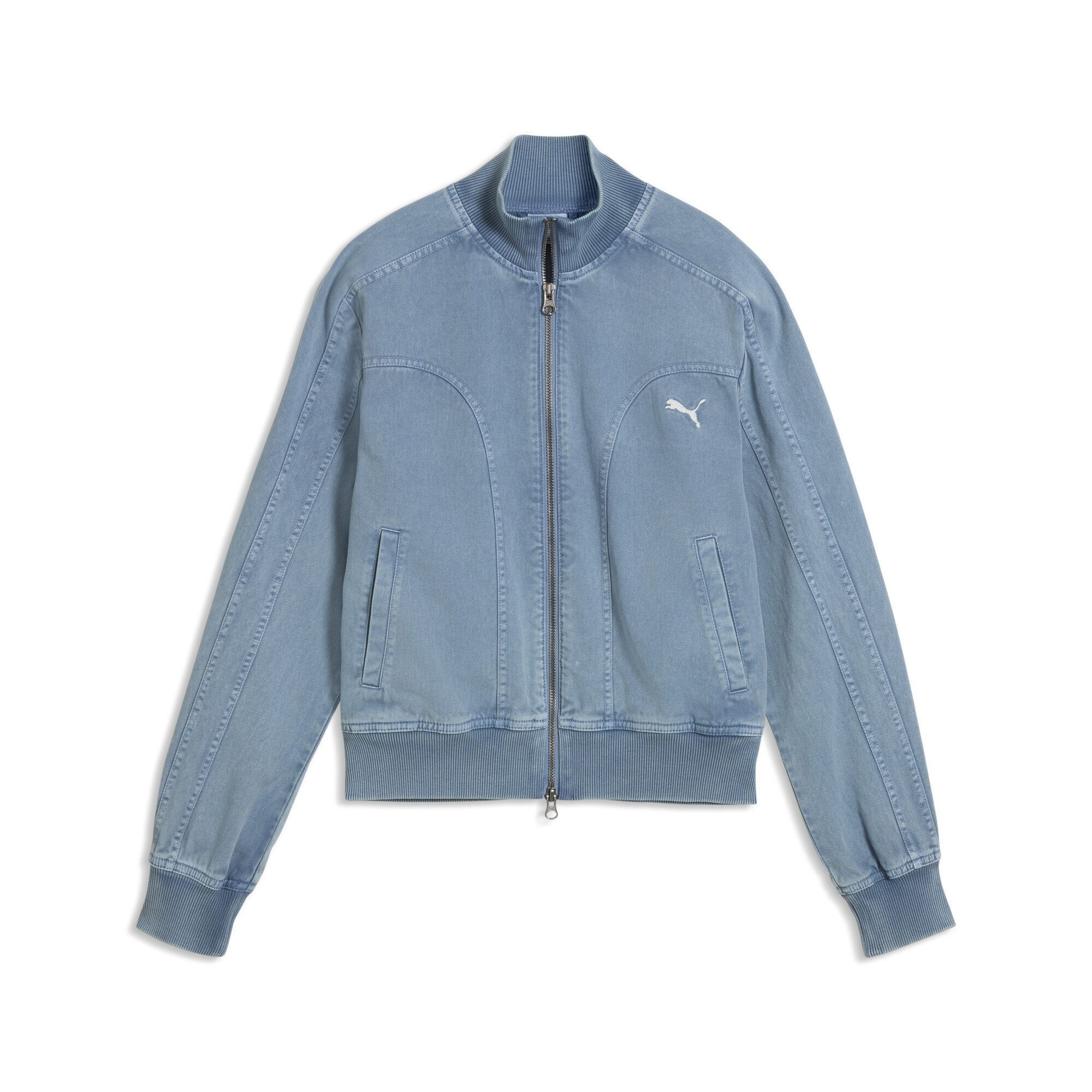 PUMA Trainingsjacke FUTURE.PUMA.ARCHIVE Washed Twill Kurze Jacke Damen