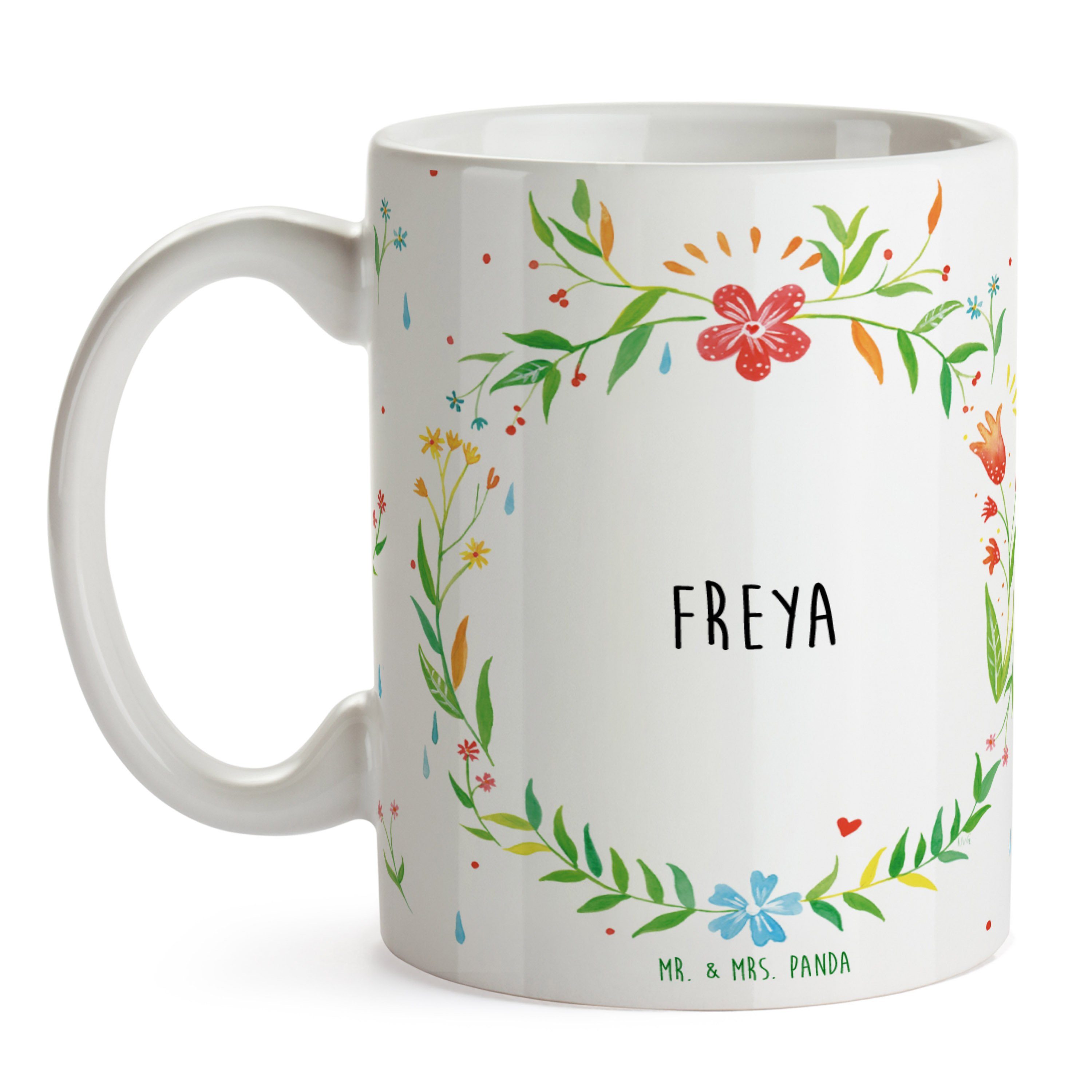 Mr. & Mrs. Freya Panda Geschenk Tasse, Geschenk, Tasse, Tasse Keramik Teetasse, - Becher, Teebecher