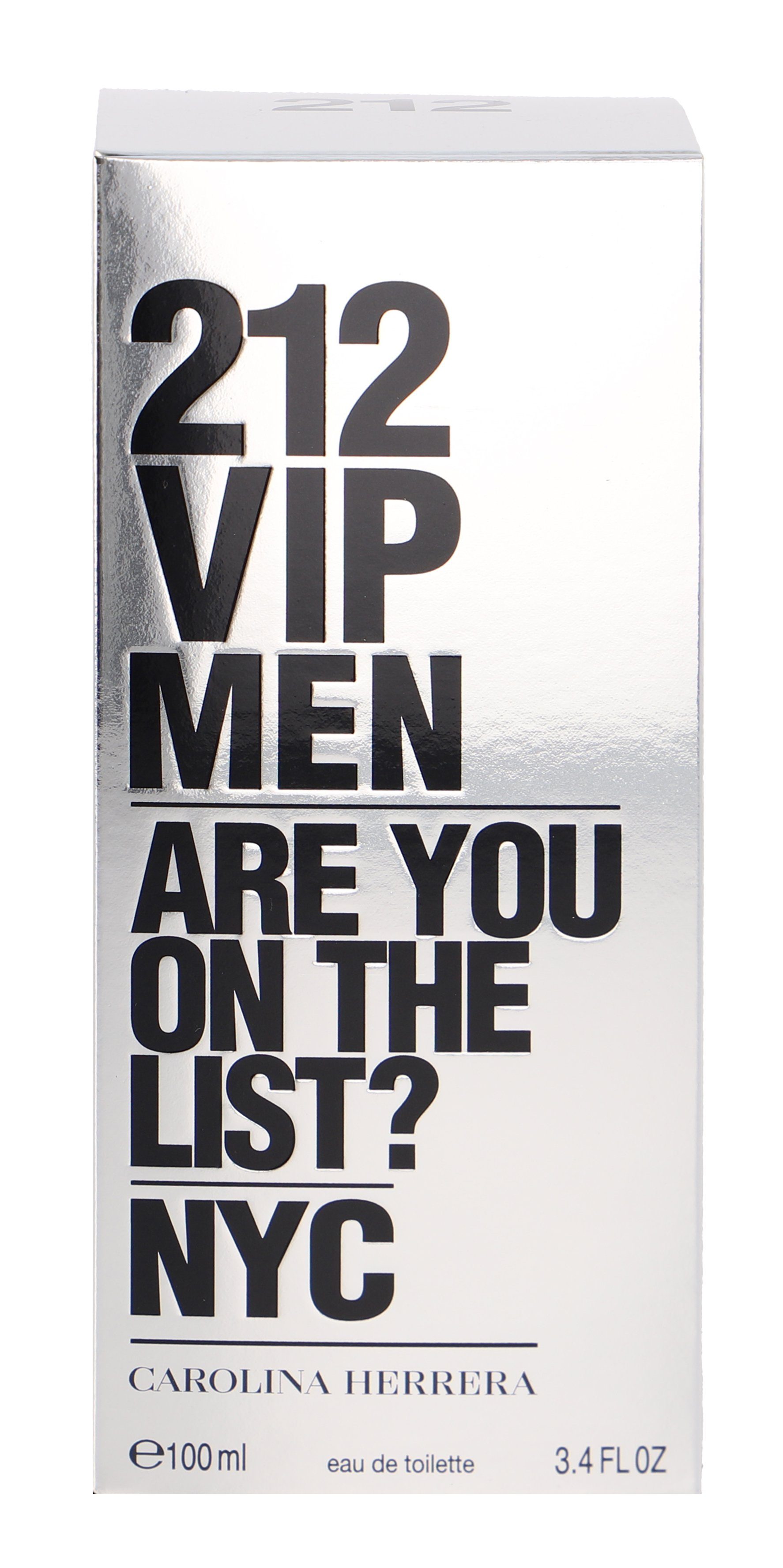 Carolina Herrera Eau de Toilette Carolina Herrera 212 VIP Men, mit minimalistischem Design