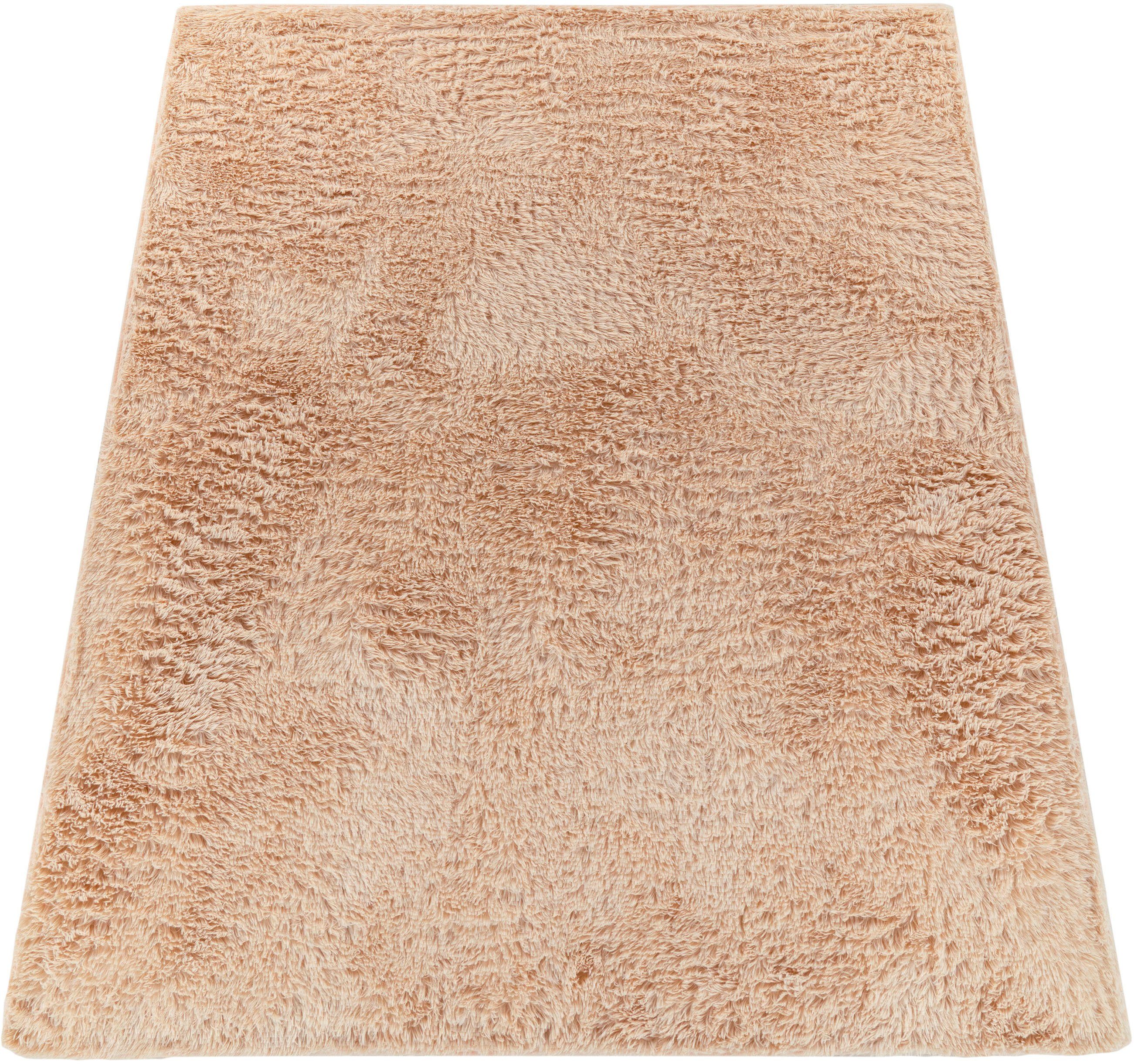 my home Hochflor-Teppich Serville, rechteckig, Höhe: günstig online kaufen