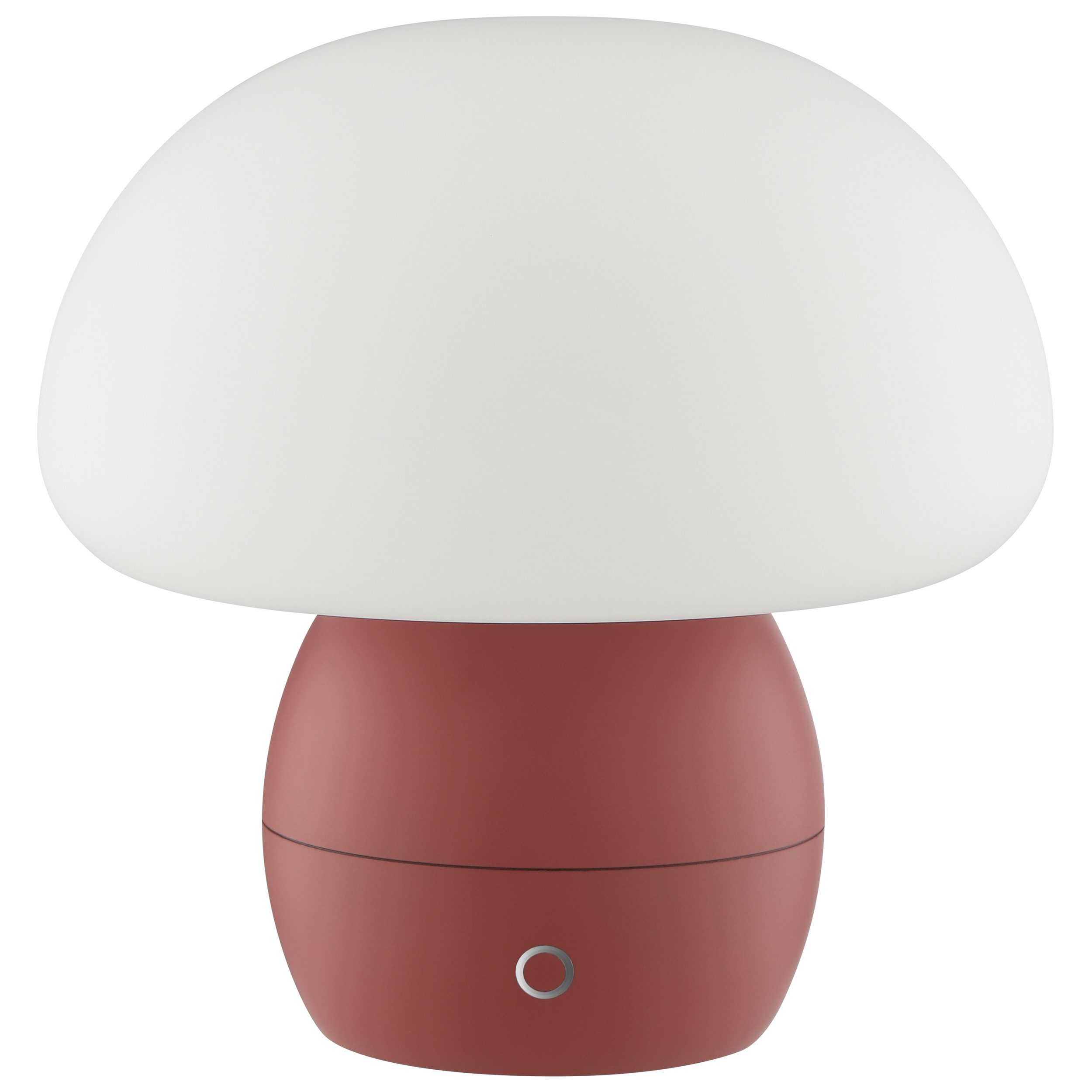 Brilliant LED Tischleuchte Dupos, Dimmfunktion, LED fest integriert, Warmweiß, LED Akku-Pilzleuchte, 22cm, 230lm, 2700K, Wireless Charging, dimmbar